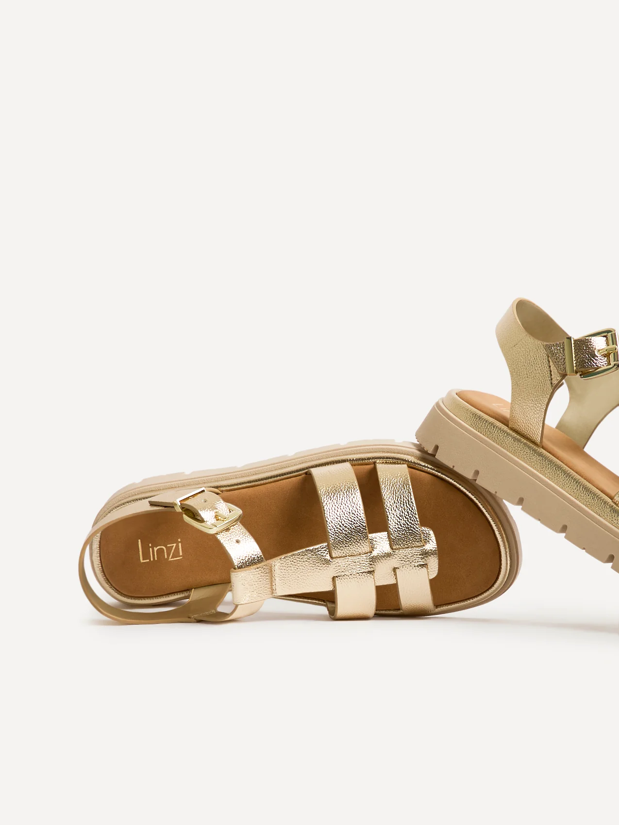 Adventure Gold Gladiator Flat Sandals - Image 5