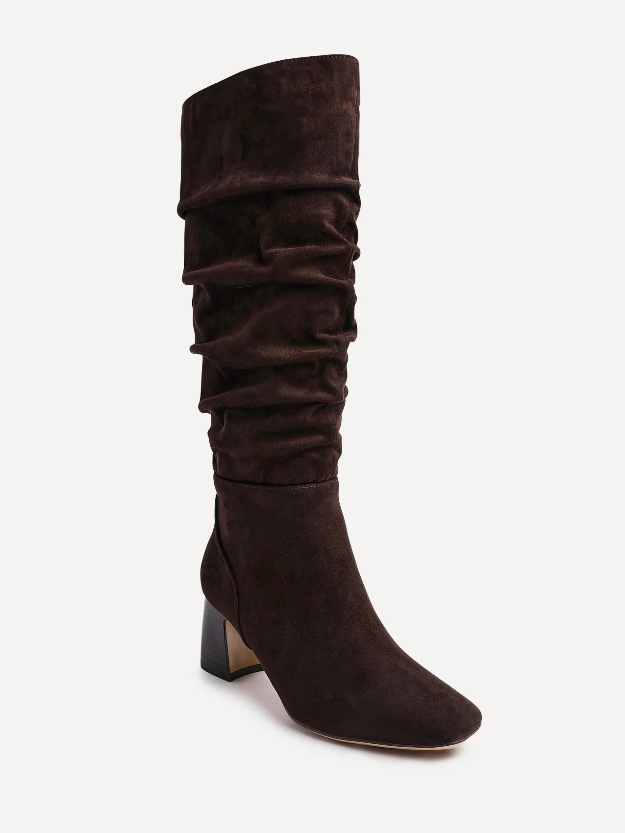 Alpine Brown Long Heeled Boots - Image 4
