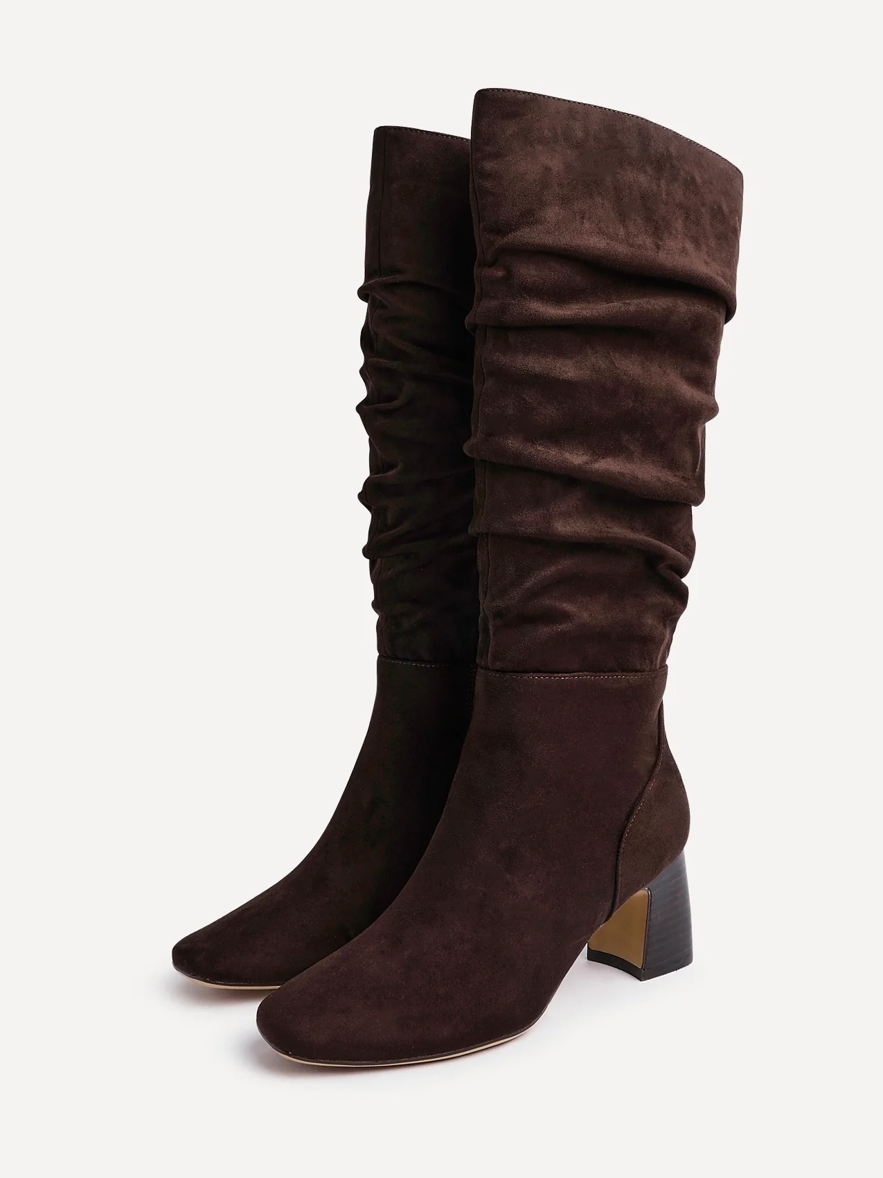 Alpine Brown Long Heeled Boots - Image 5