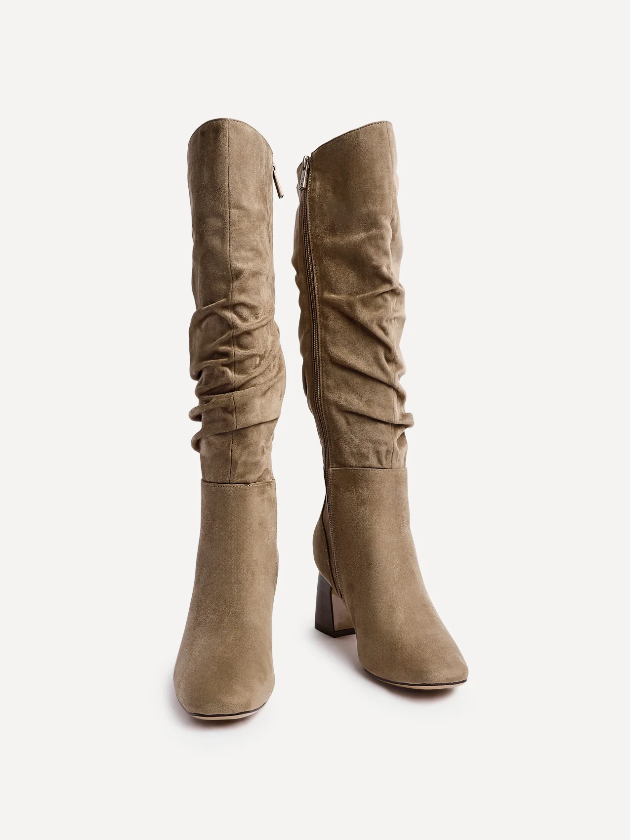 Alpine Mocha Long Heeled Boots - Image 3