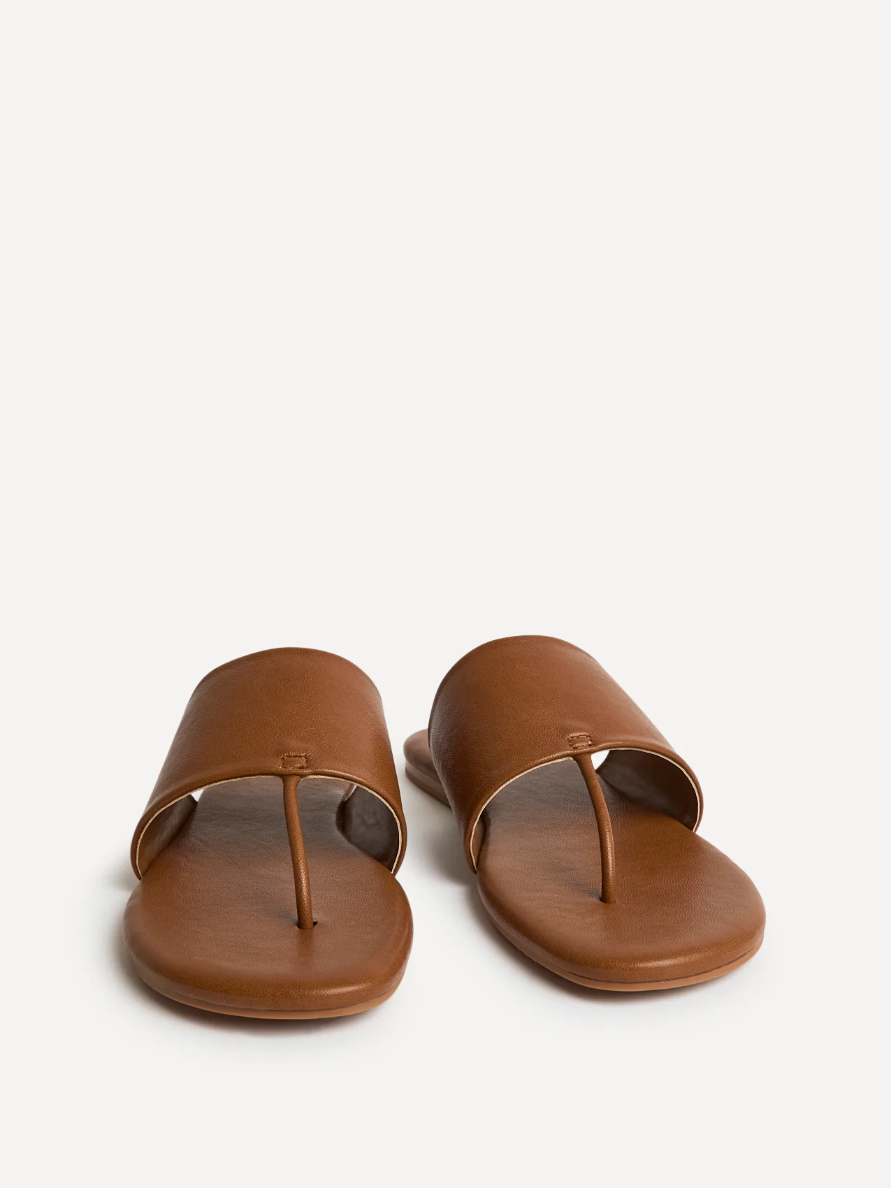 Amara Tan Flat Sandals - Image 3