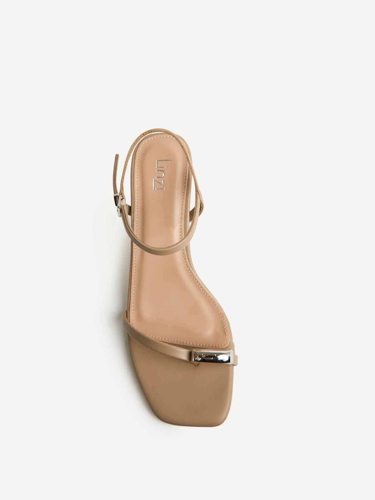 Amira Taupe Heeled Sandals - Image 3