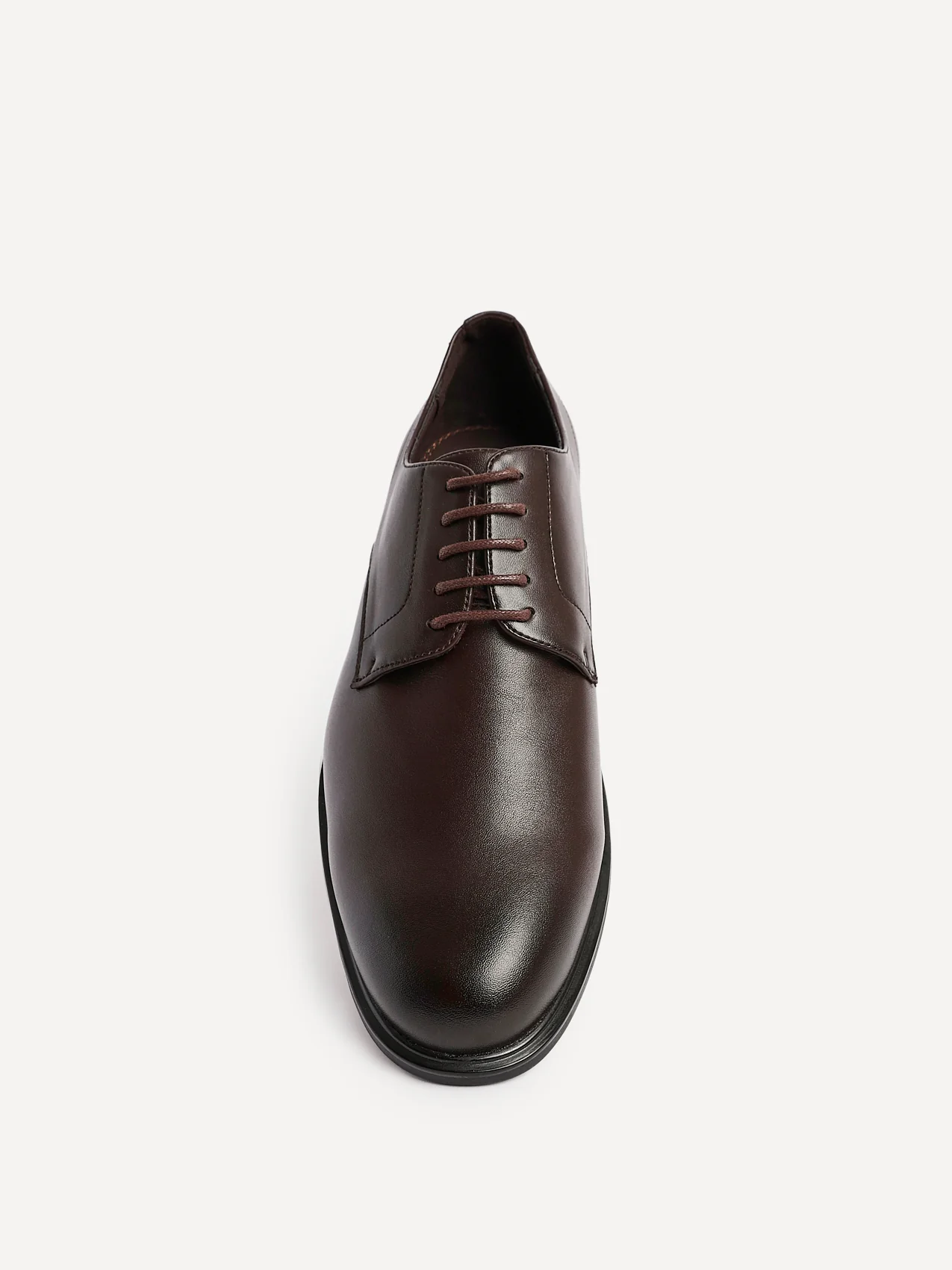 Angelo Mens Brown Faux Leather Lace-Up Shoes - Image 5