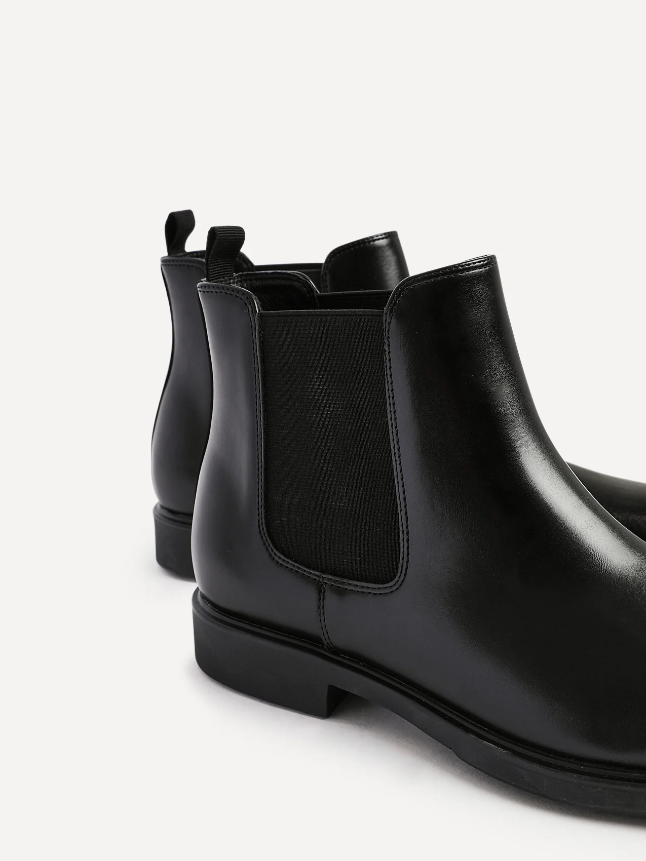 Antonio Mens Black Faux Leather Chelsea Boots - Image 4