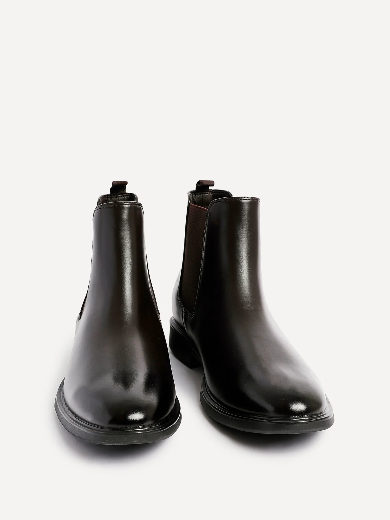 Antonio Mens Brown Faux Leather Chelsea Boots - Image 3