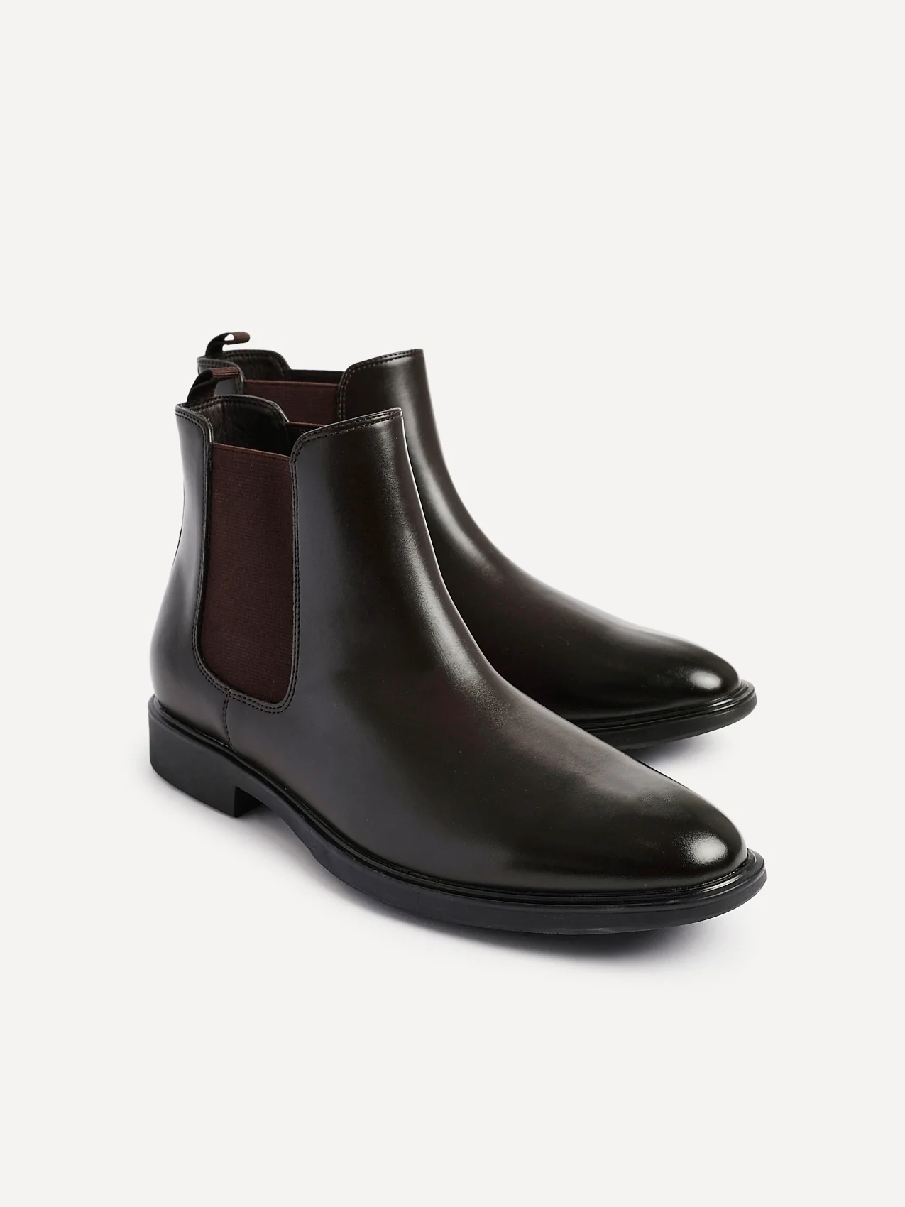 Antonio Mens Brown Faux Leather Chelsea Boots - Image 4