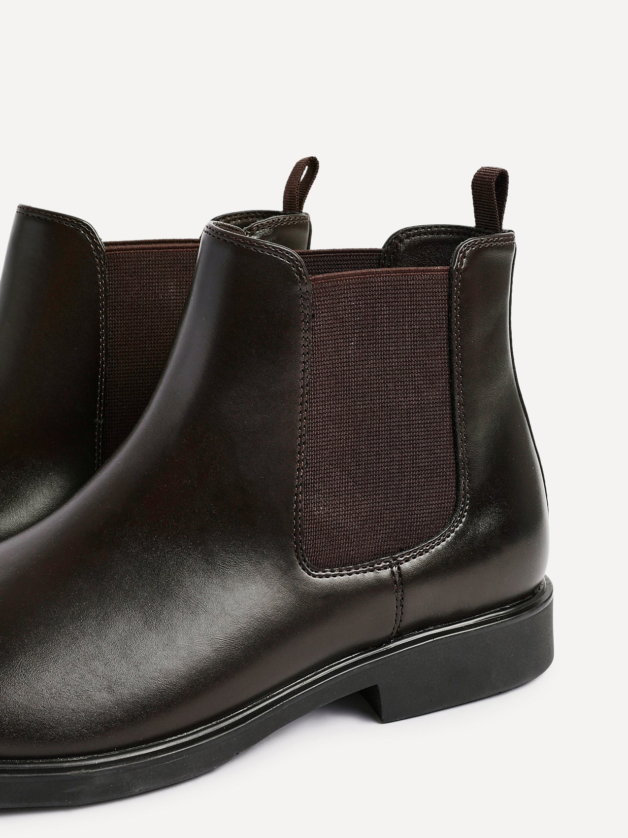 Antonio Mens Brown Faux Leather Chelsea Boots - Image 5