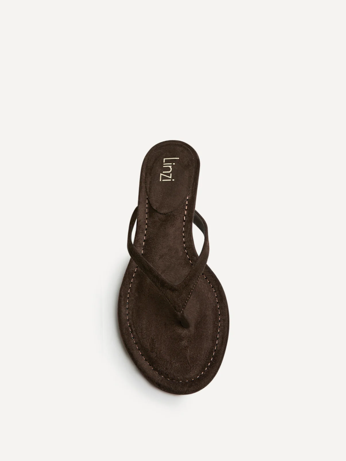 Ascend Brown Faux Suede Mule Heels - Image 4