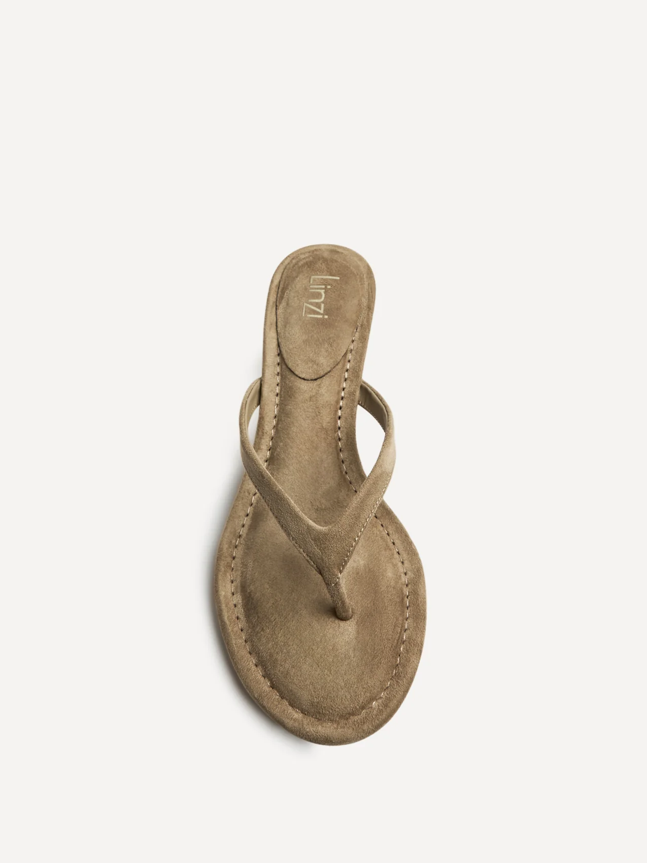 Ascend Taupe Faux Suede Mule Heels - Image 4