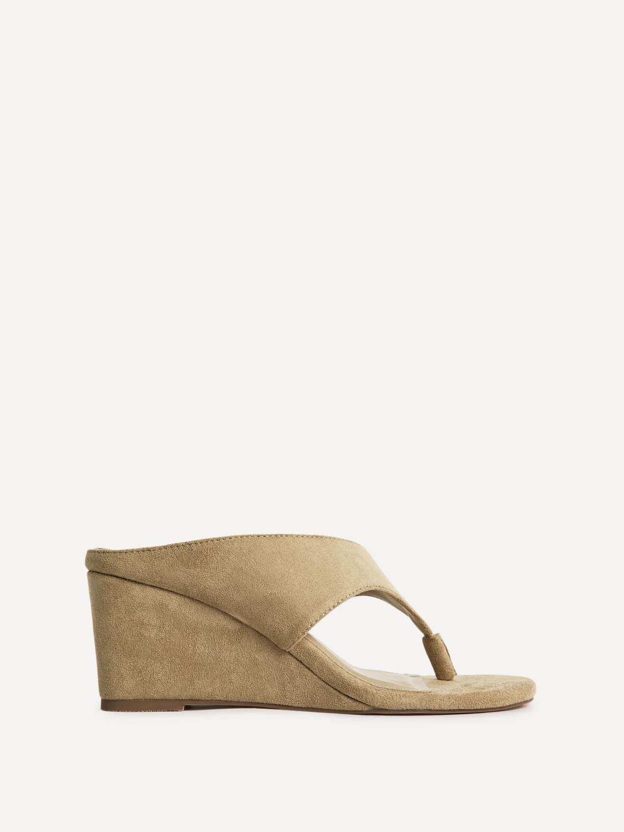 Avalon Sand Toe Post Wedge Sandals - Image 2