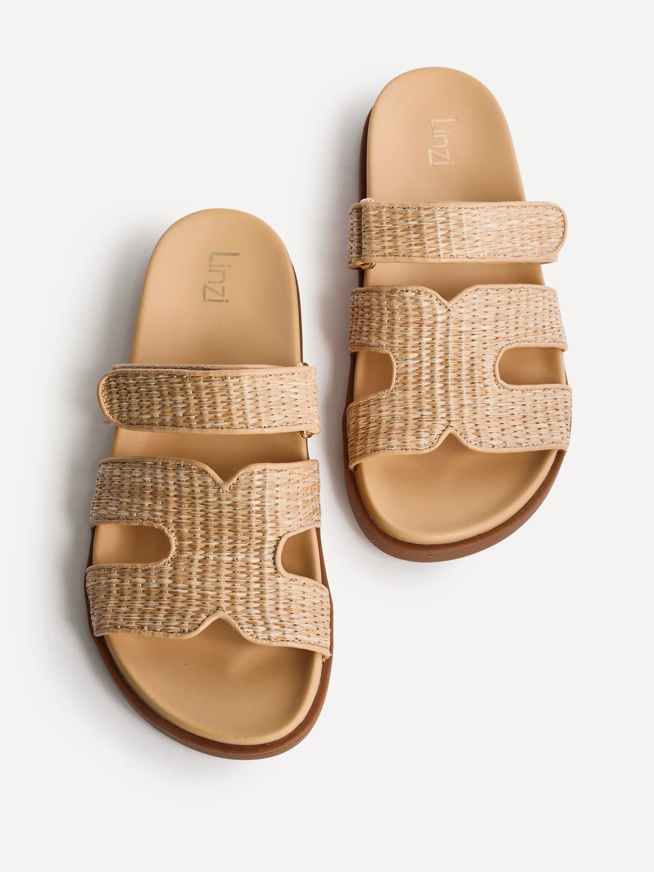 Avena Natural Flat Sandals - Image 5