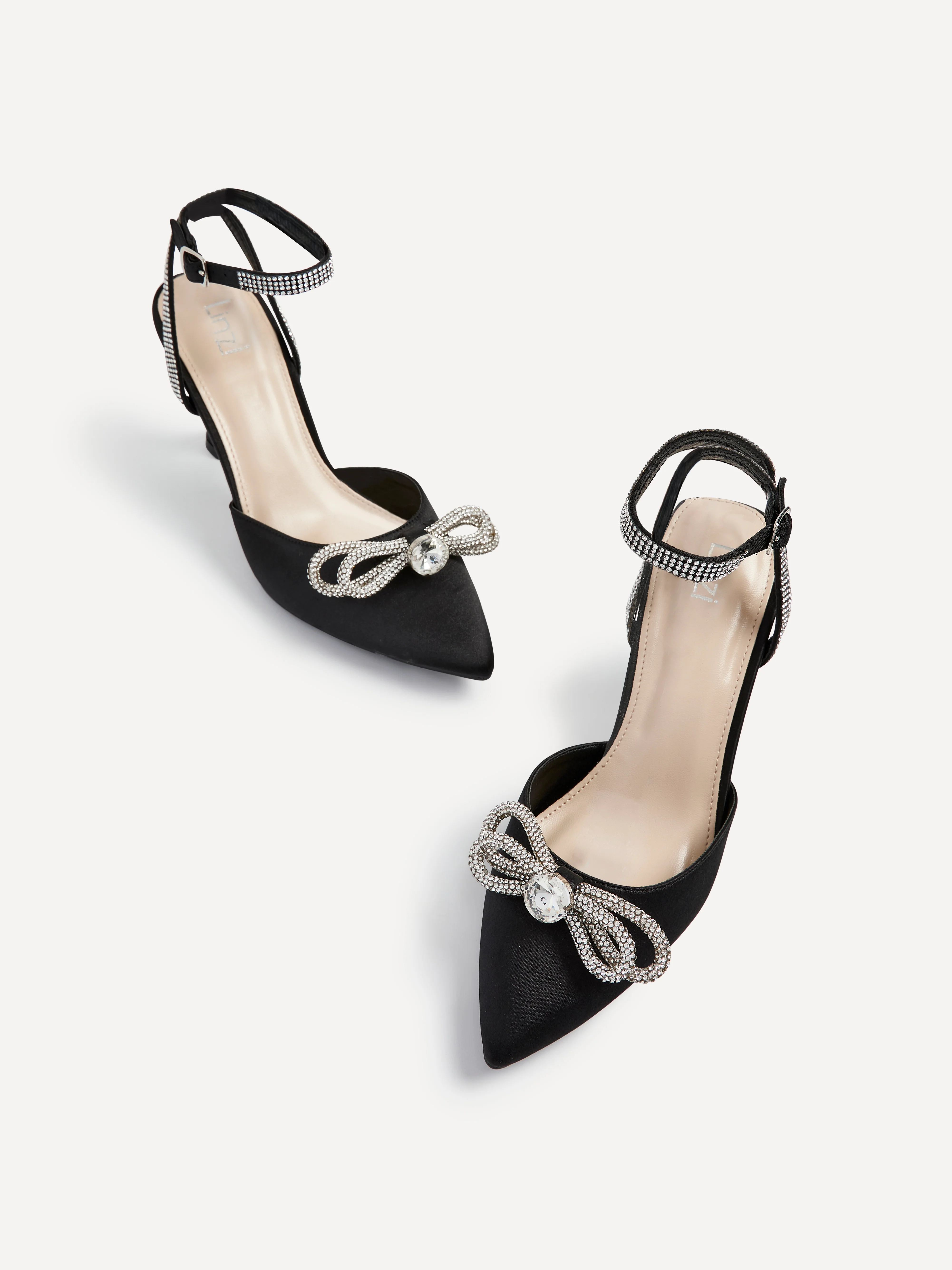 Beatrice Double Bow Embellished Court Heel - Image 3