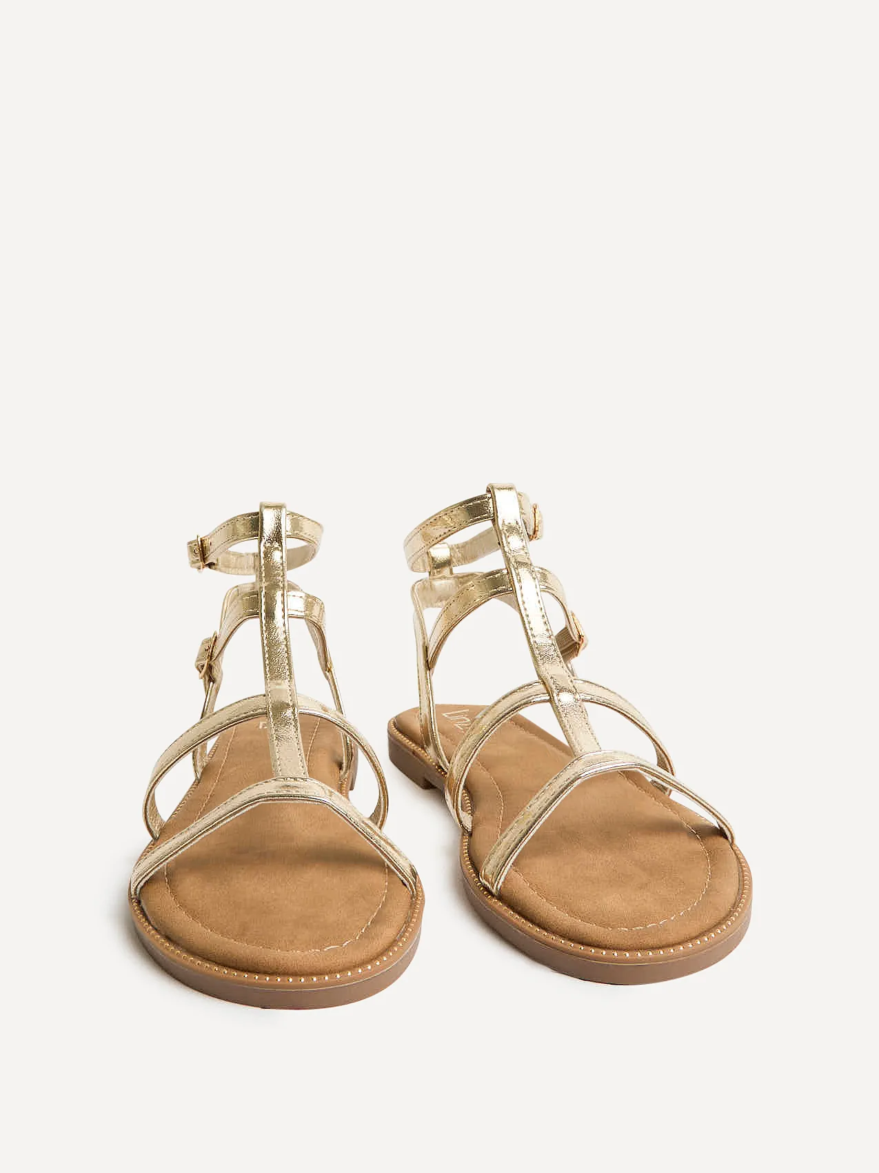 Belinda Gold Gladiator Sandals - Image 3