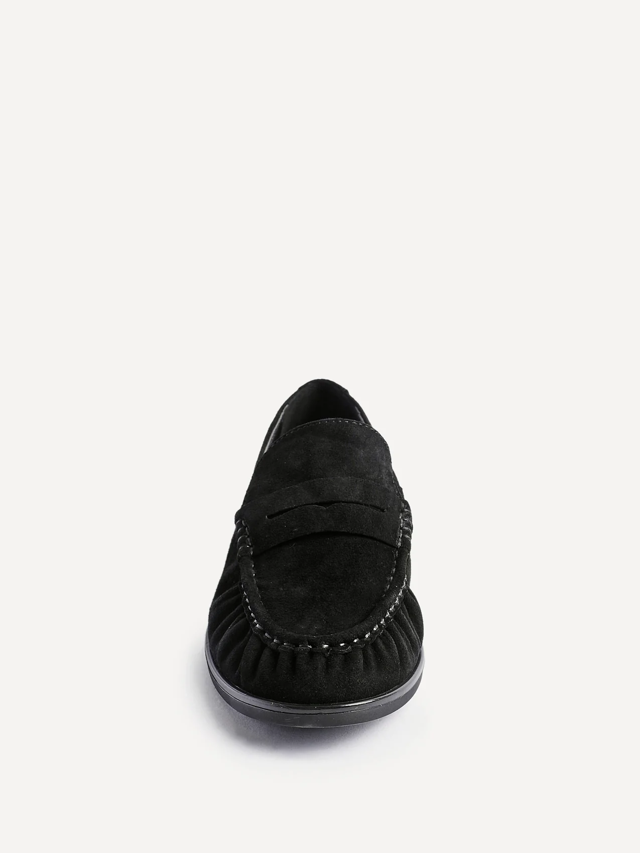 Belmont Black Suede Leather Loafers - Image 4