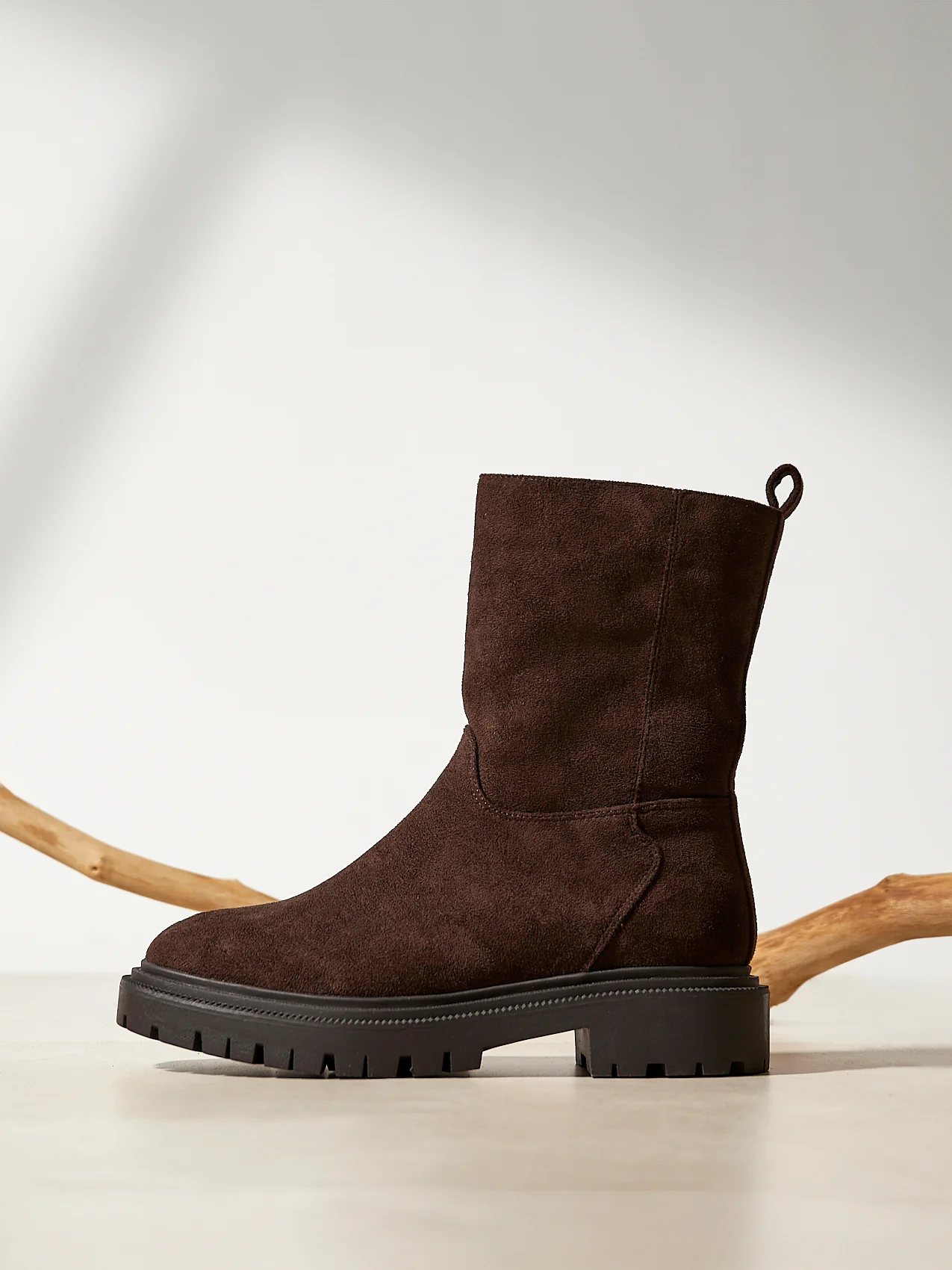 Bentley Brown Chunky Ankle Boots - Image 6
