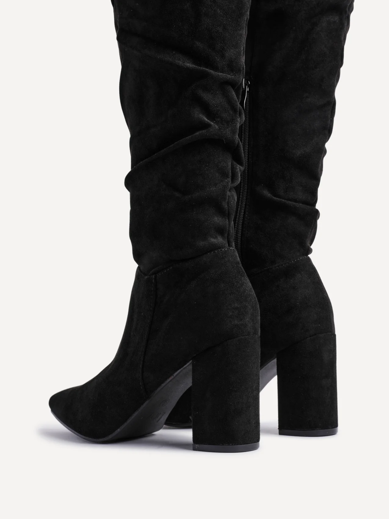 Bonnie Black Long Heeled Boots - Image 5