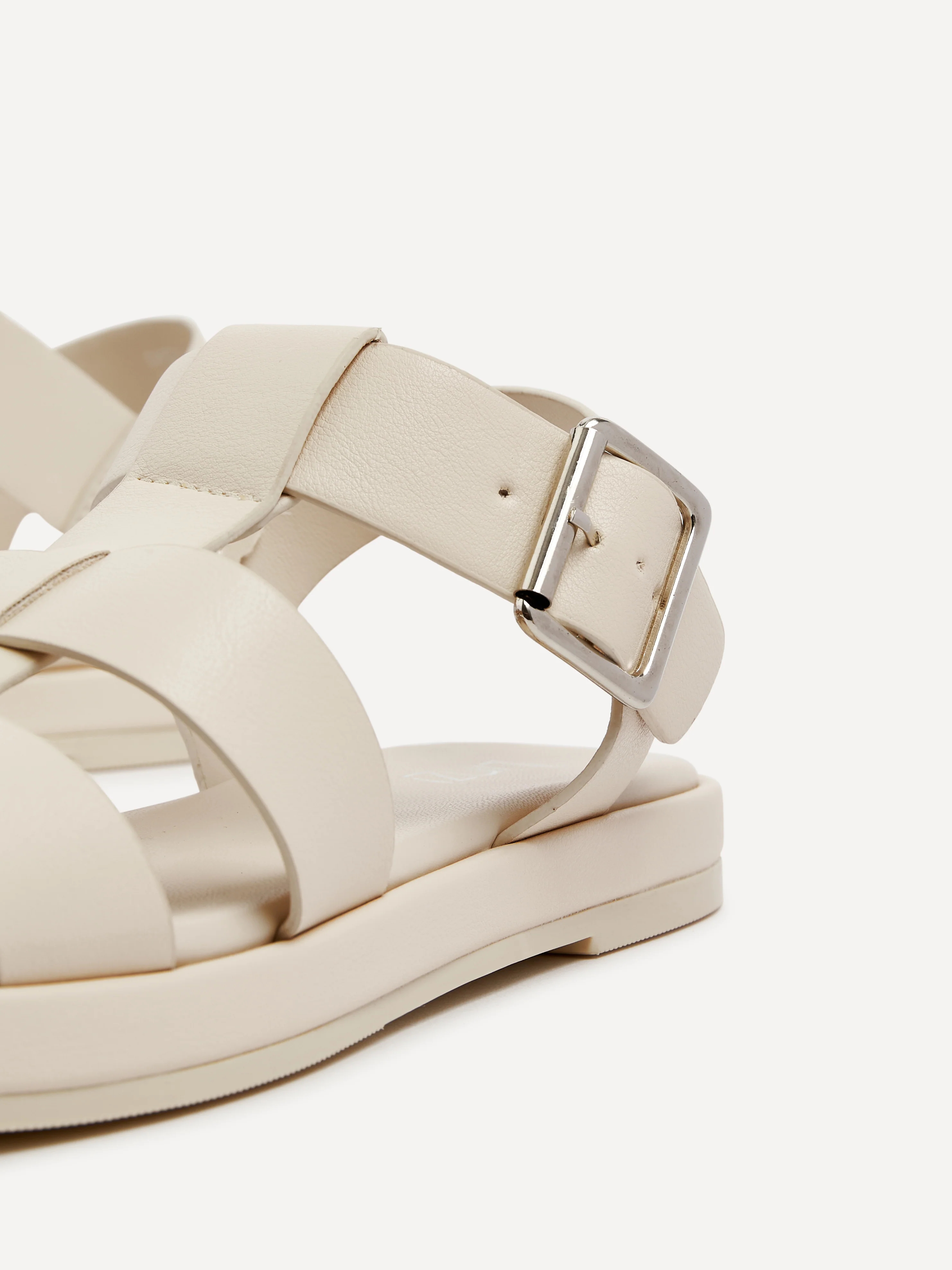 Camden Ivory Gladiator Sandals - Image 4