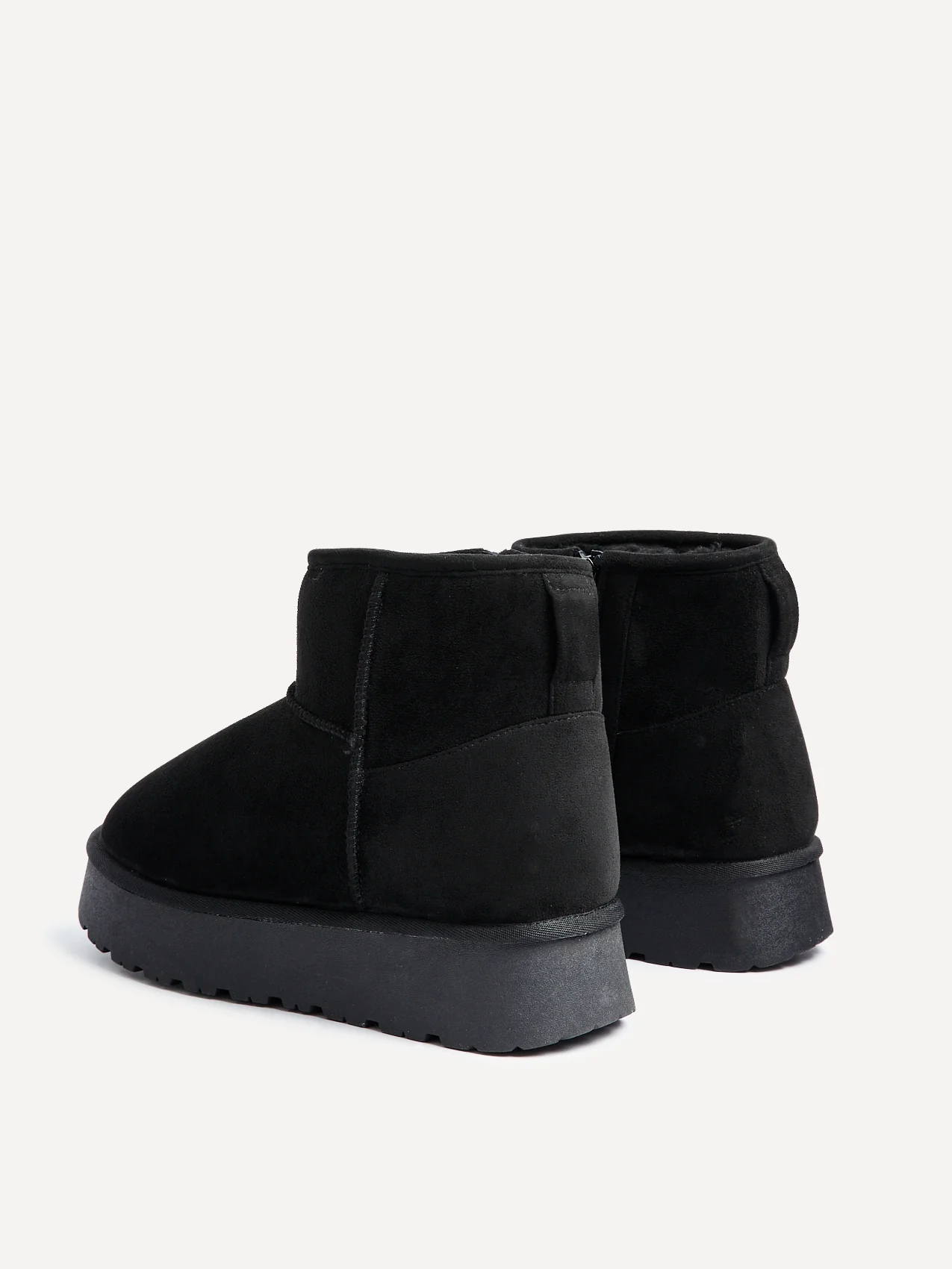 Cammie Black Platform Ankle Boots - Image 5