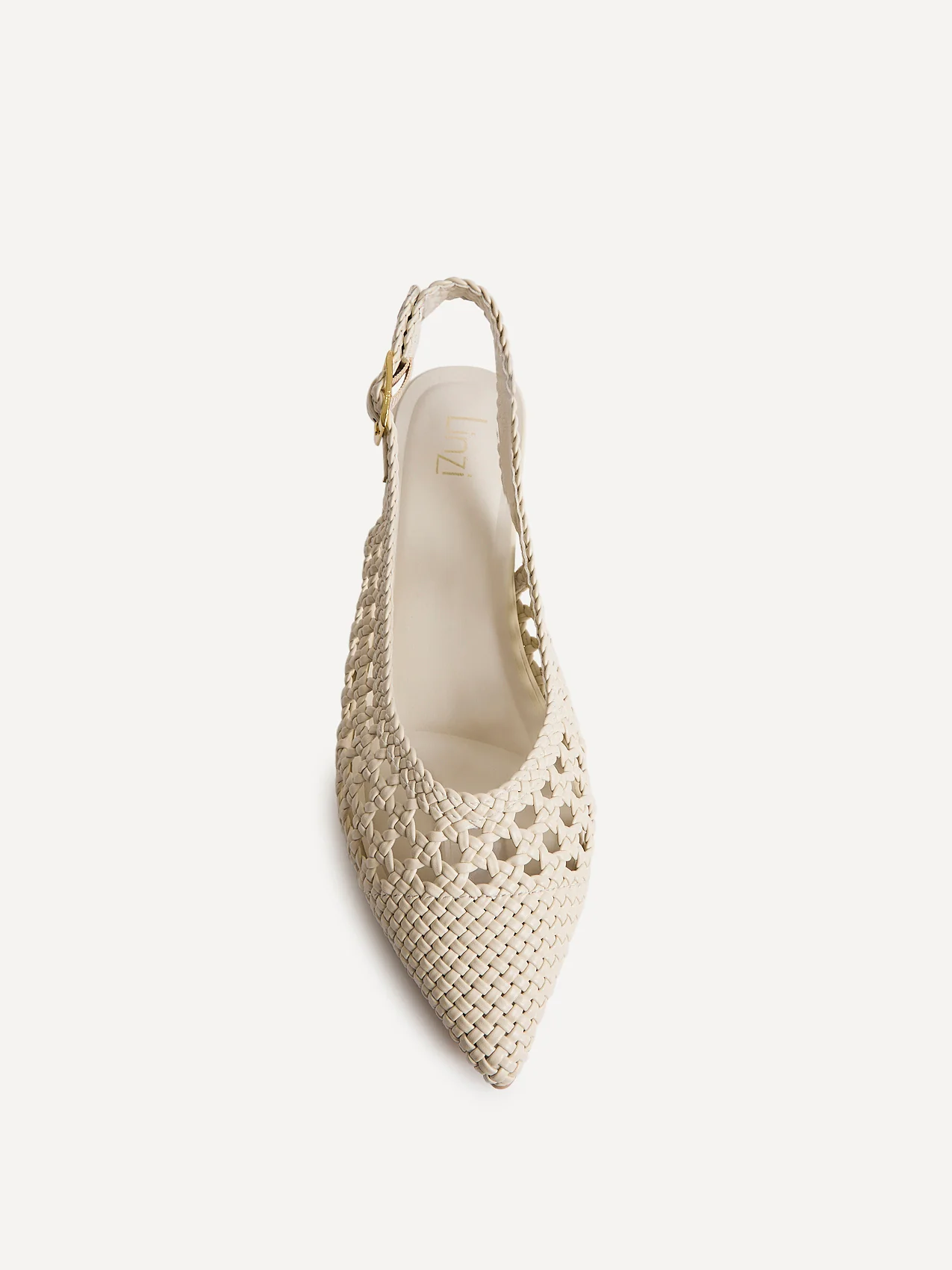 Carolina Ivory Faux Leather Ballet Flats - Image 4