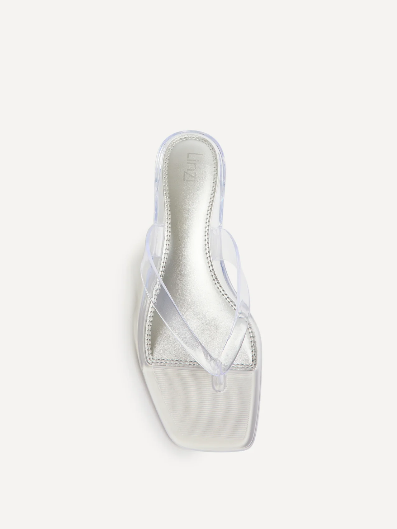 Cher Perspex Jelly Heeled Sandals - Image 4