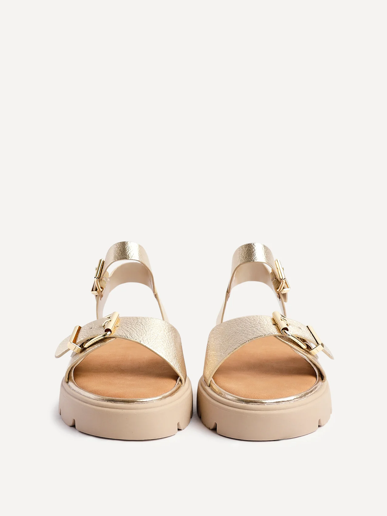 Comet Gold Chunky Sandals - Image 5