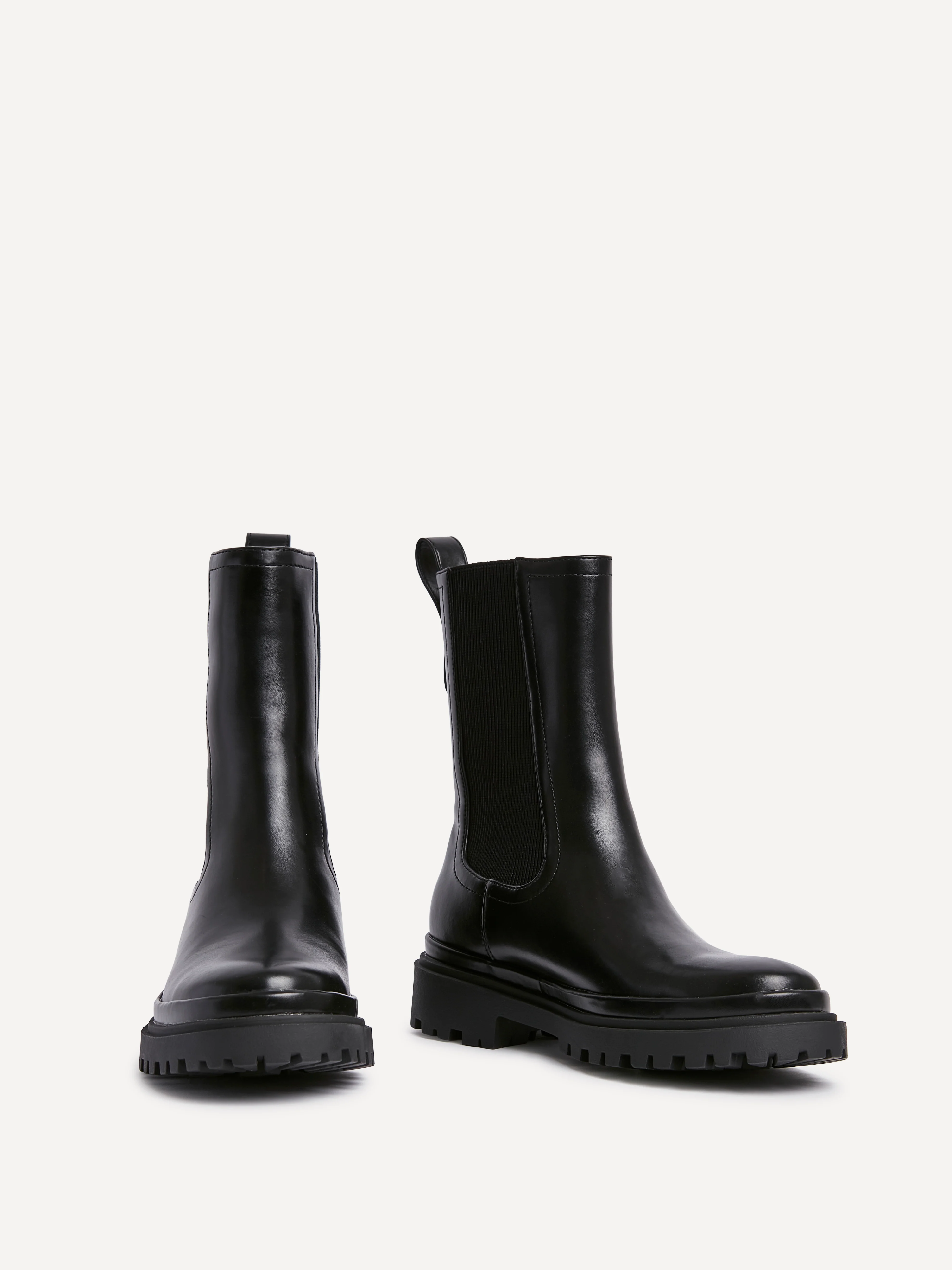 Command Black Chunky Chelsea Boots - Image 3
