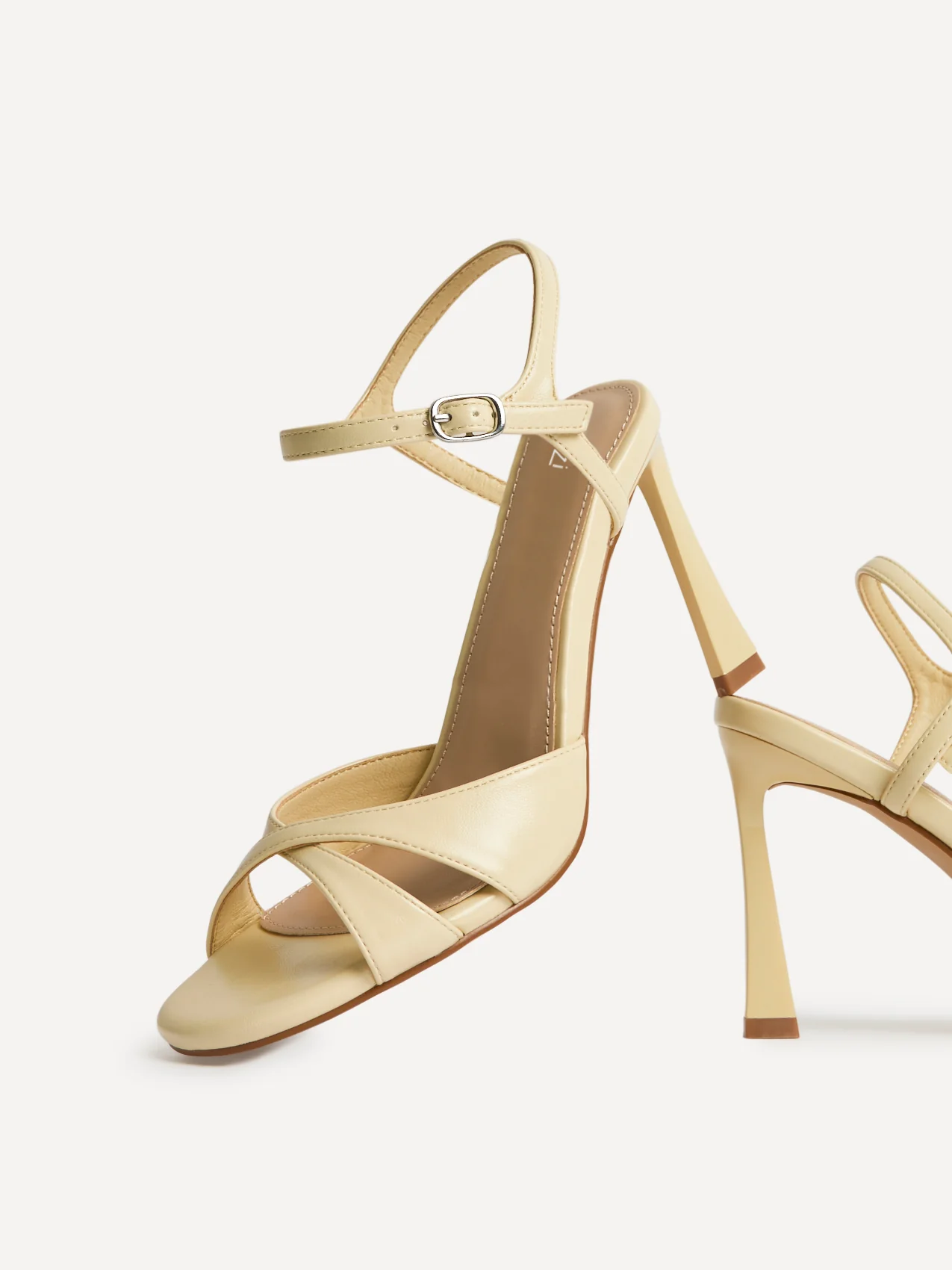 Compelled Lemon Stiletto Heeled Sandals - Image 4
