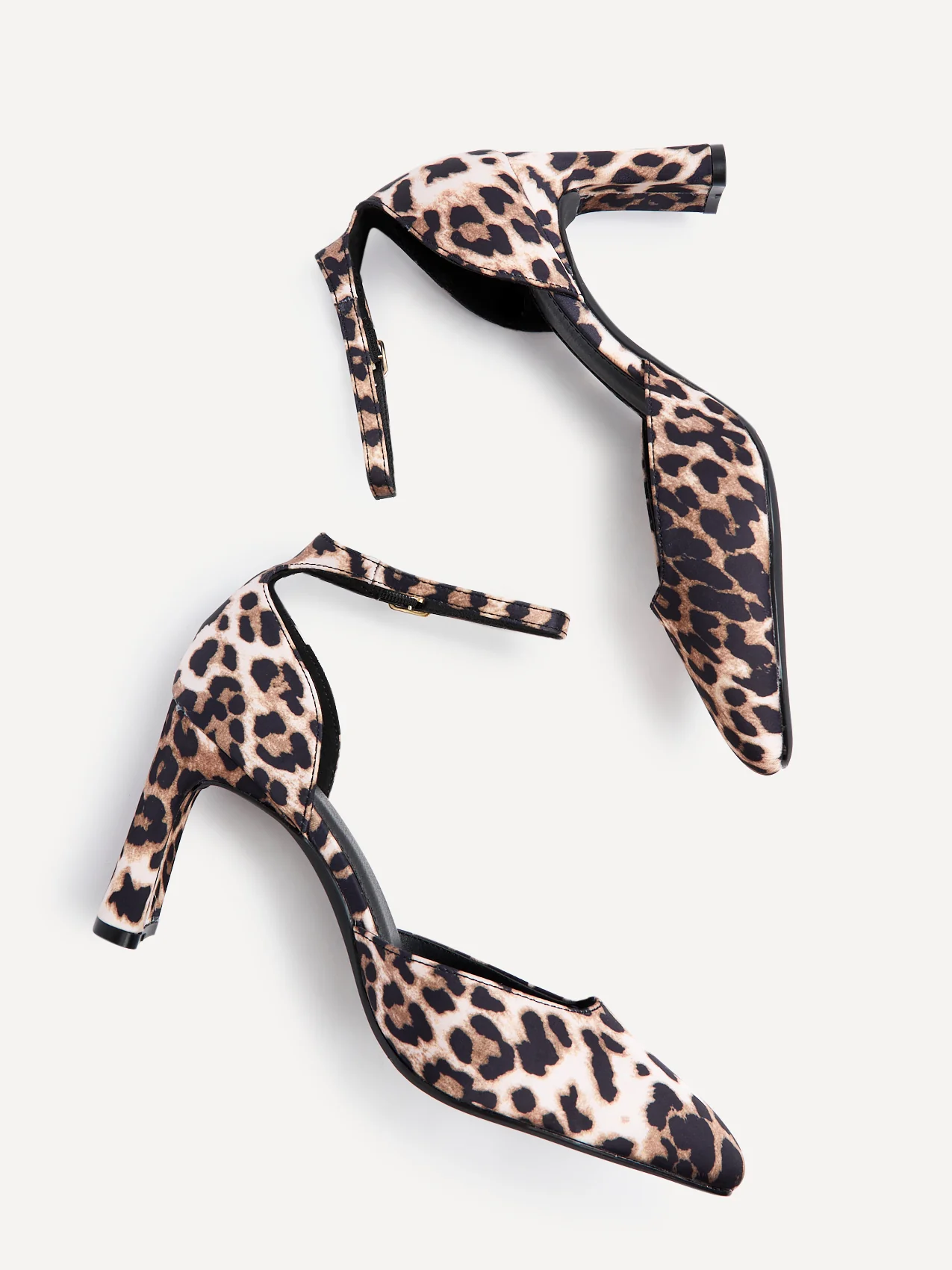Corinne Leopard Print Scuba Court Heels - Image 2