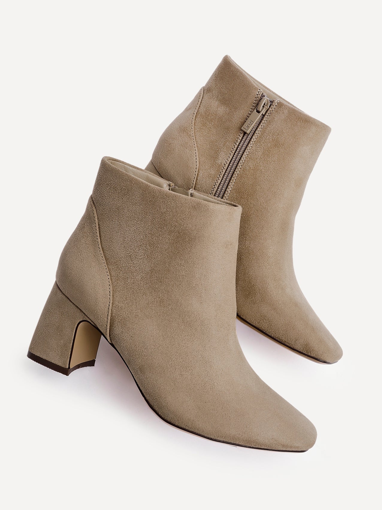 Cove Mocha Faux Suede Ankle Boots - Image 4