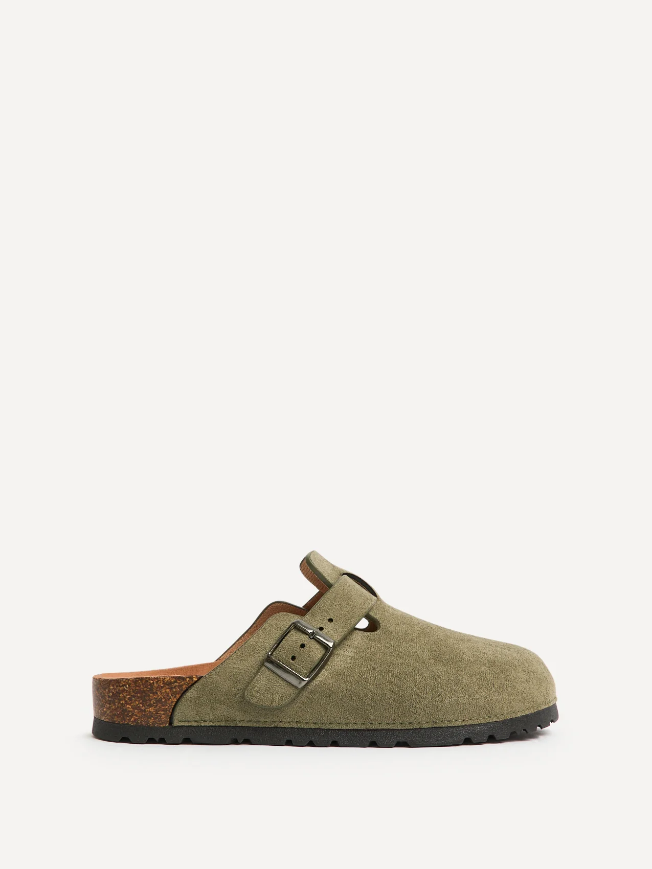 Cyrus Khaki Soft Footbed Clogs - Image 2