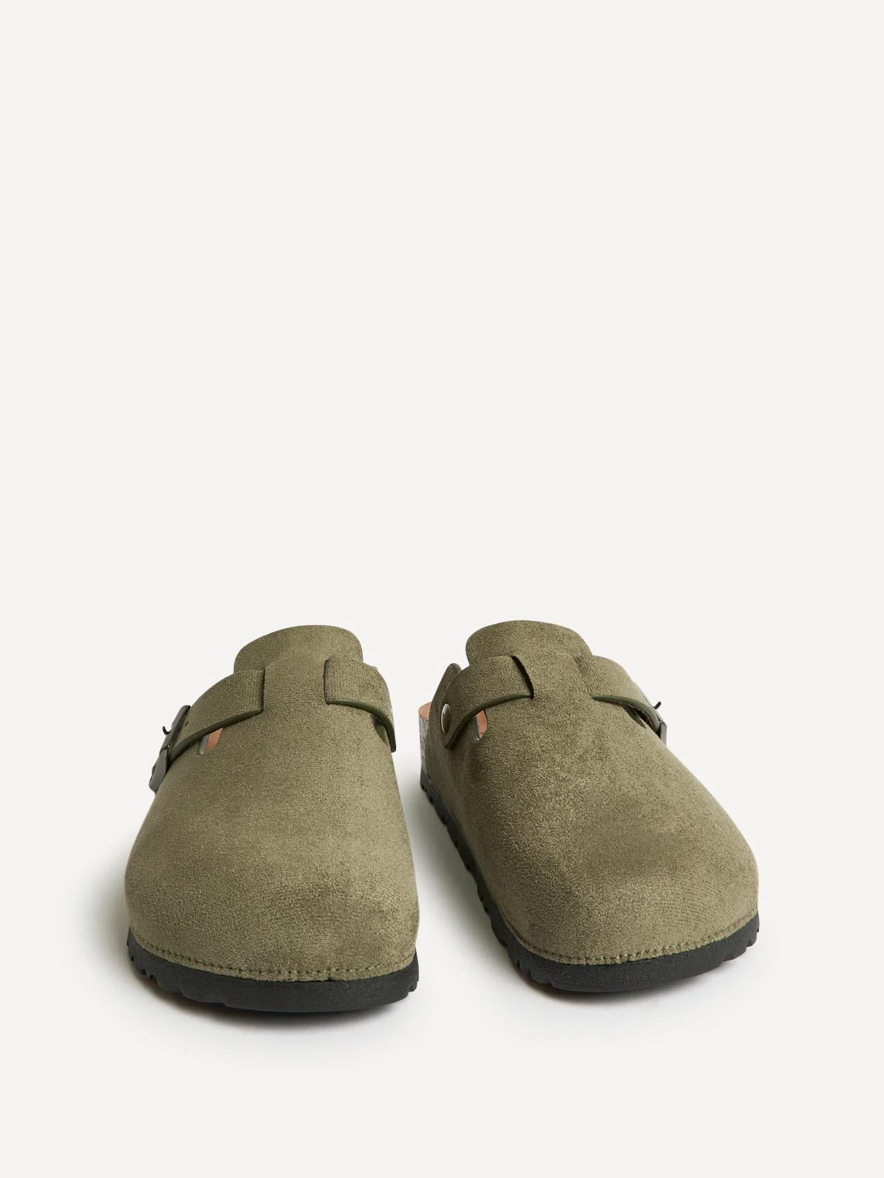 Cyrus Khaki Soft Footbed Clogs - Image 3