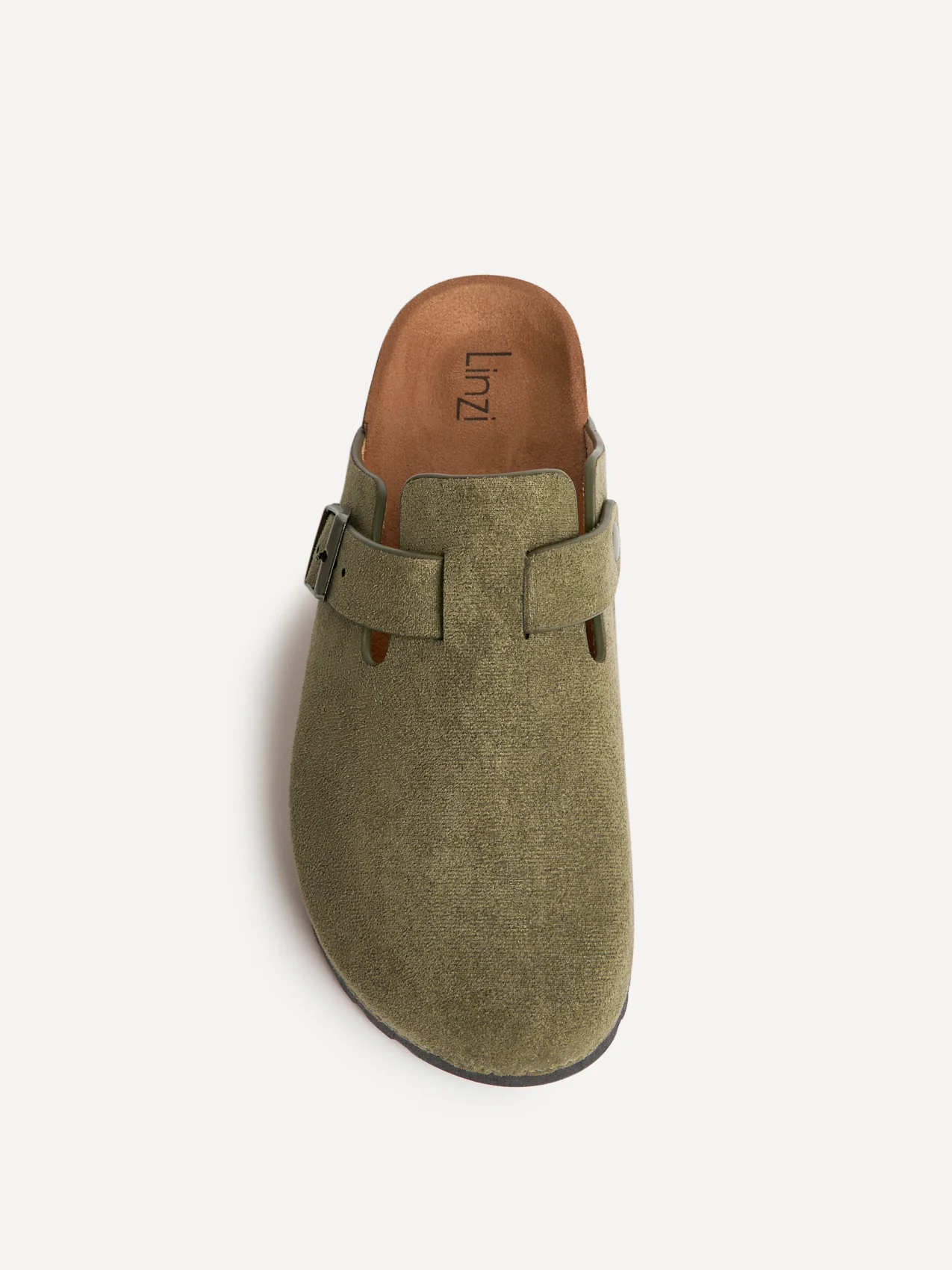 Cyrus Khaki Soft Footbed Clogs - Image 4