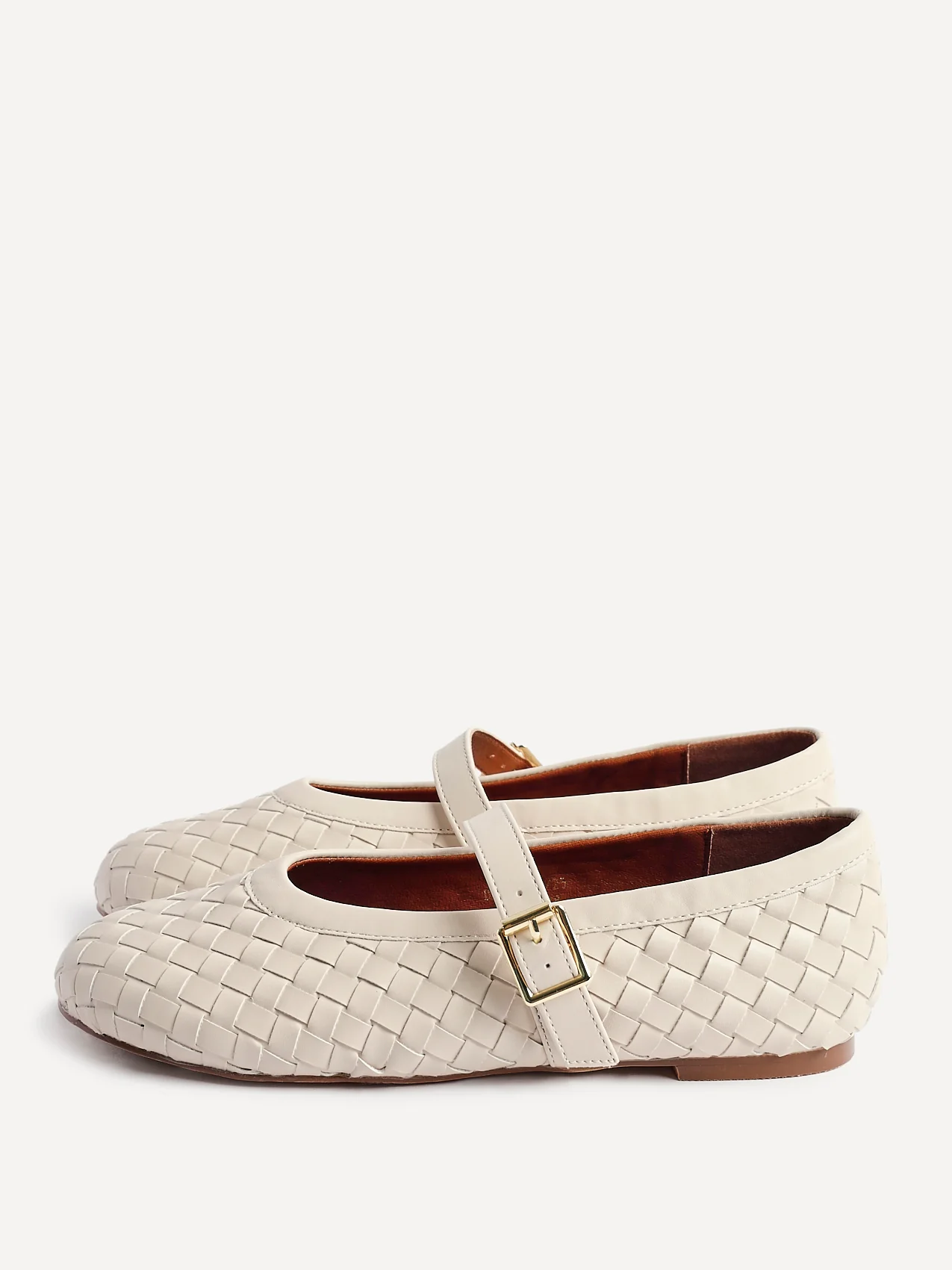 Daily Nude Fux Leather Mary Jane Pumps - Image 5