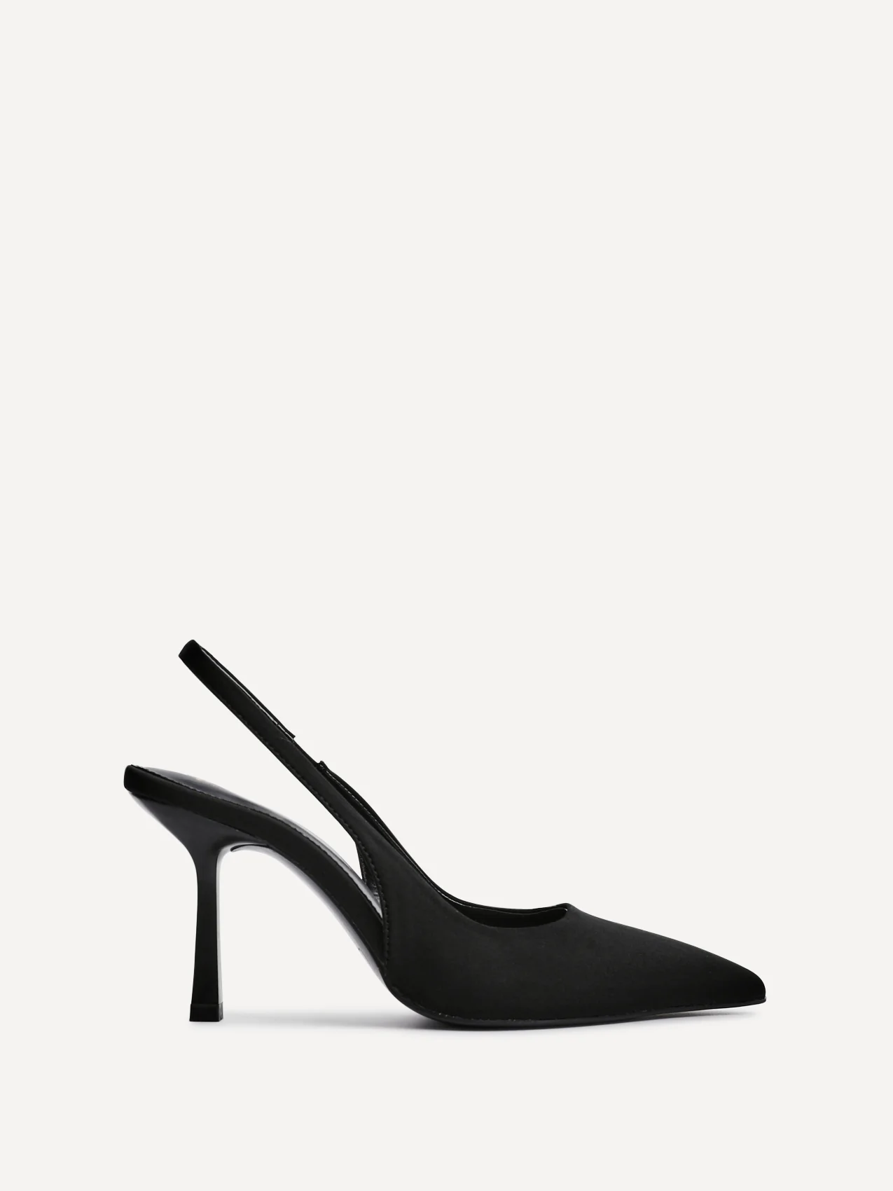 Dash Black Scuba Court Heels - Image 2
