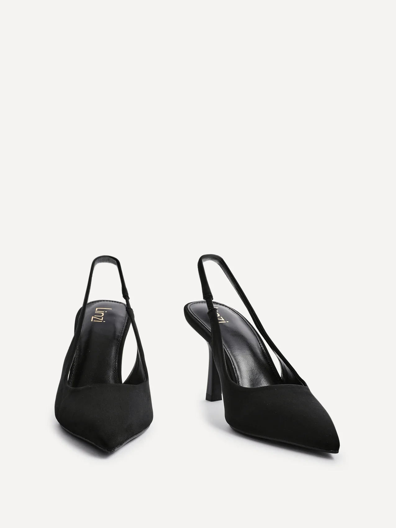 Dash Black Scuba Court Heels - Image 3
