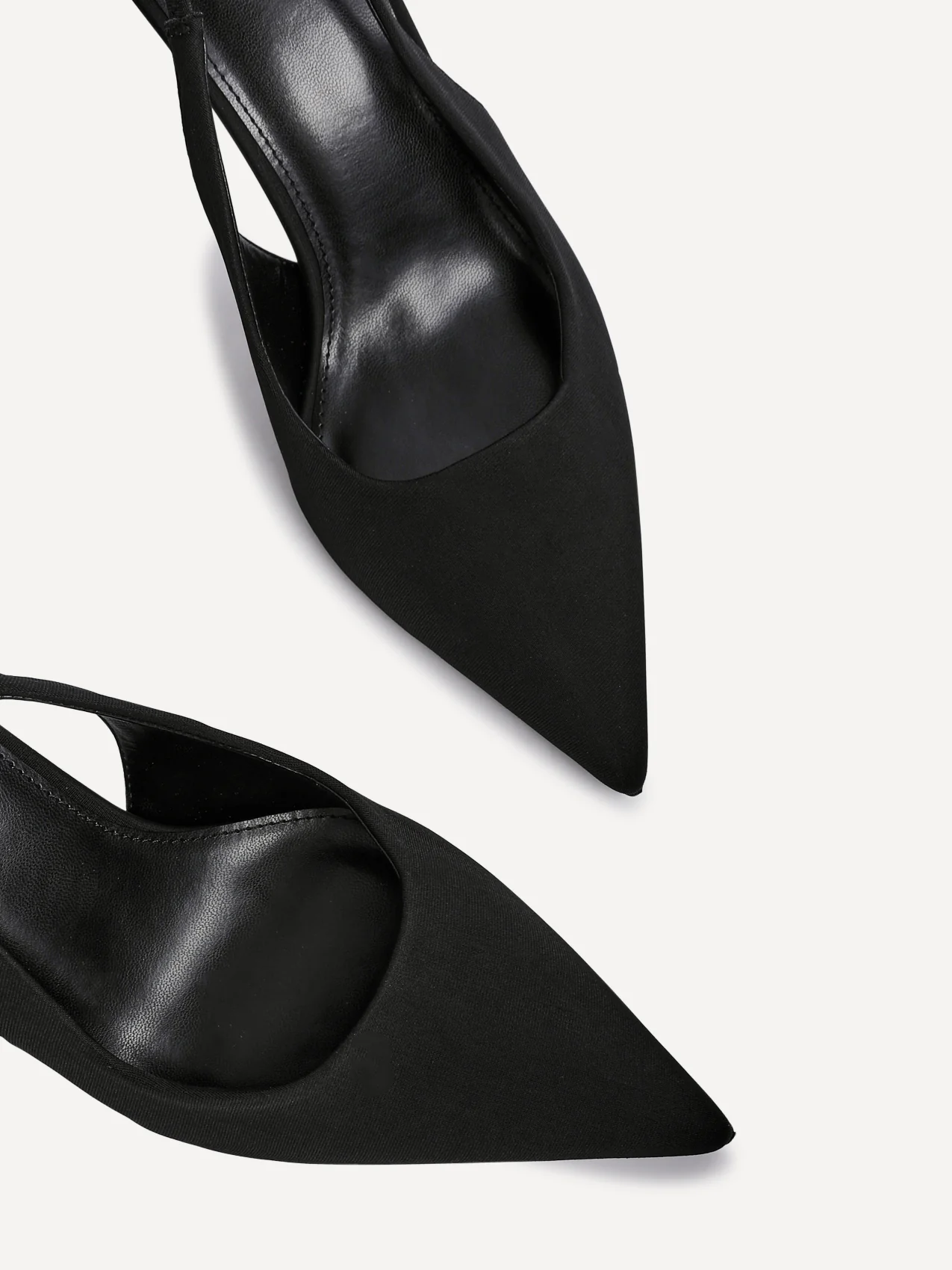 Dash Black Scuba Court Heels - Image 5