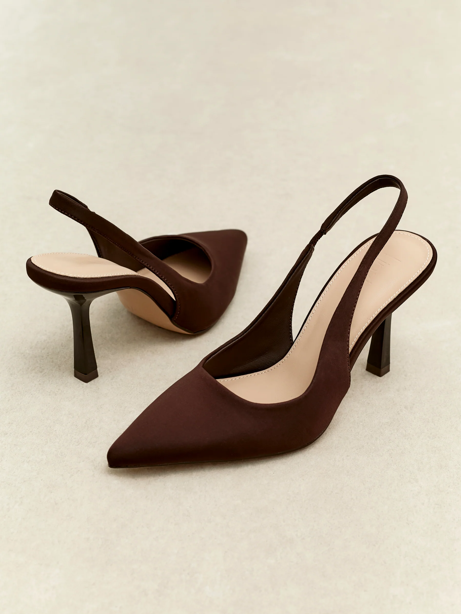 Dash Brown Scuba Court Heels - Image 7