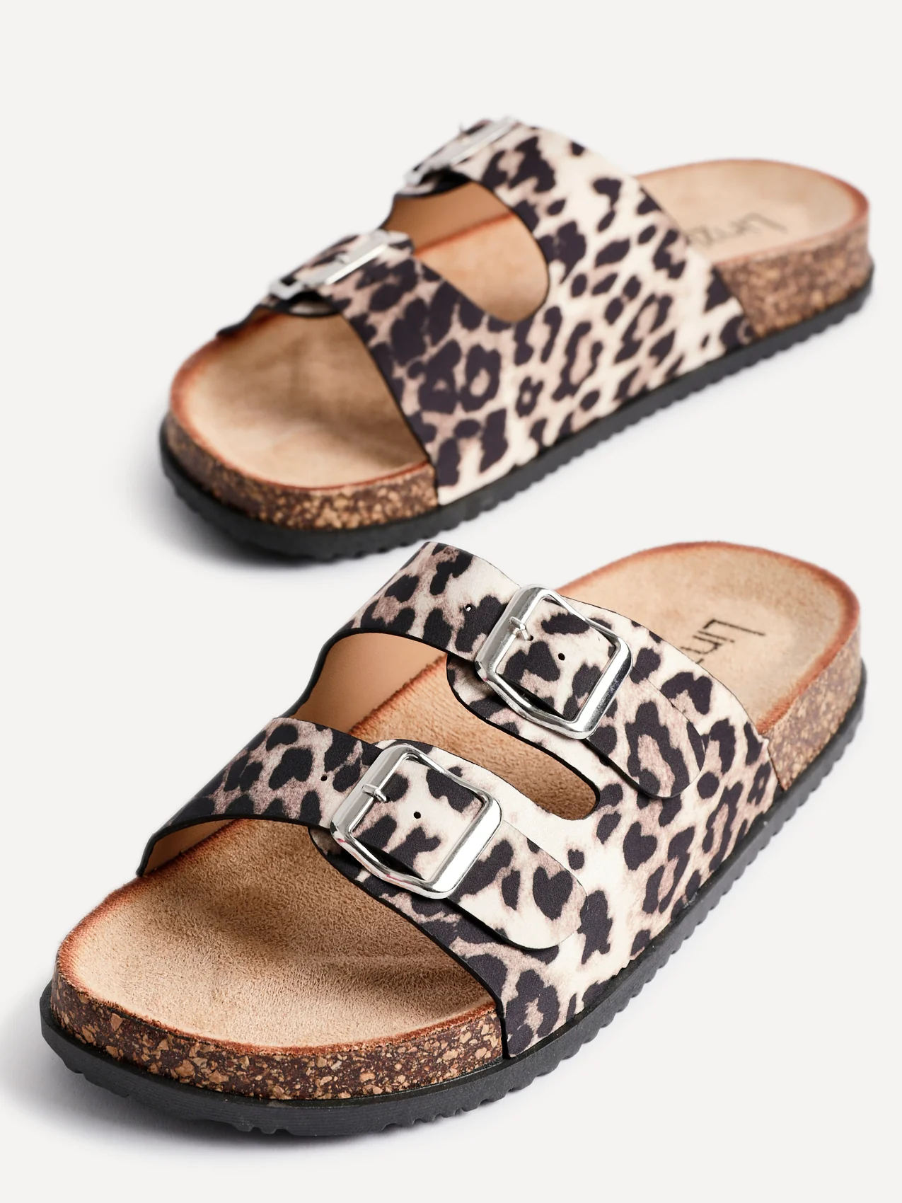 Drift Leopard Print Slider Sandals - Image 5