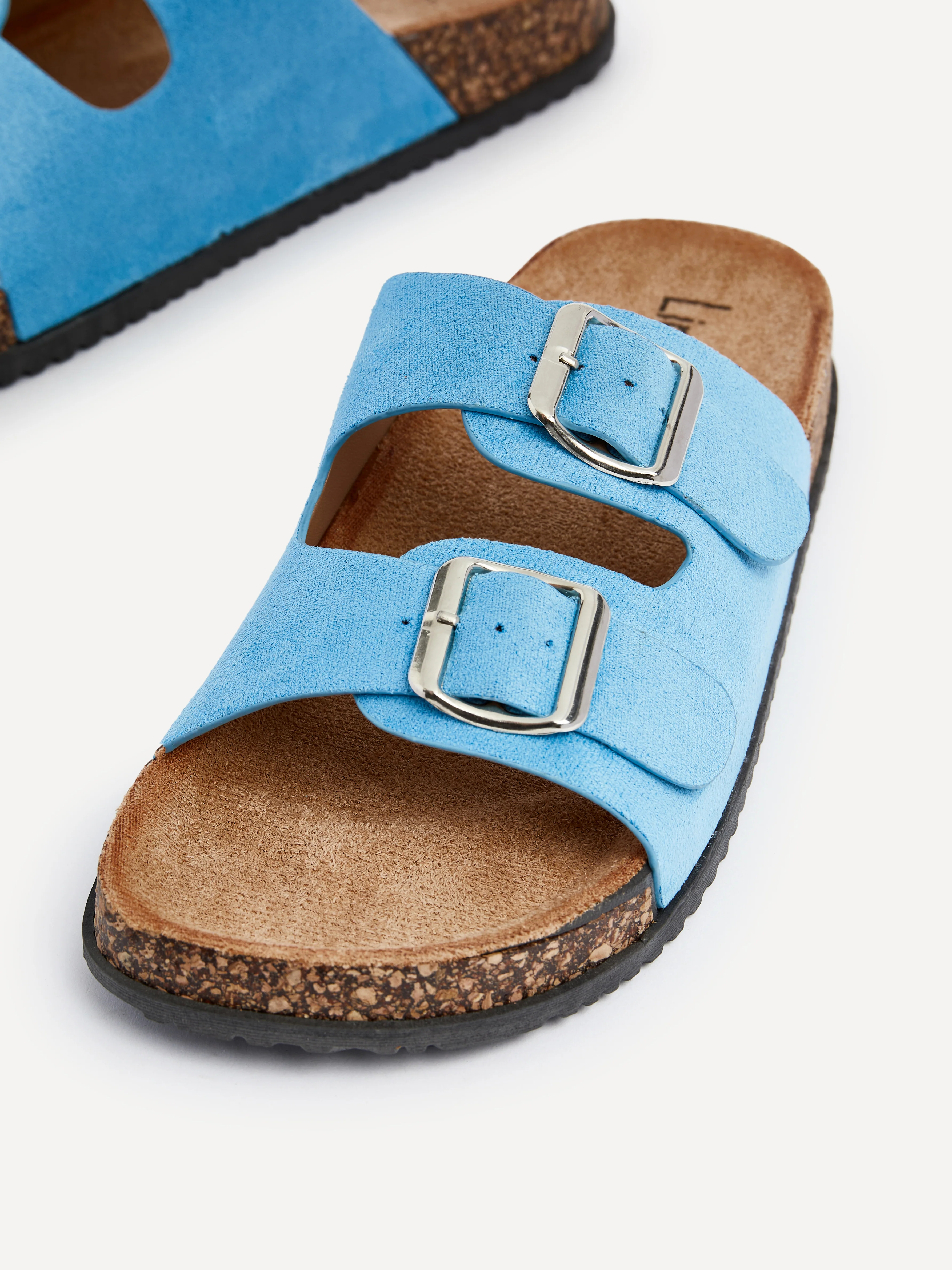 Echo Blue Double Buckle Sandals - Image 4