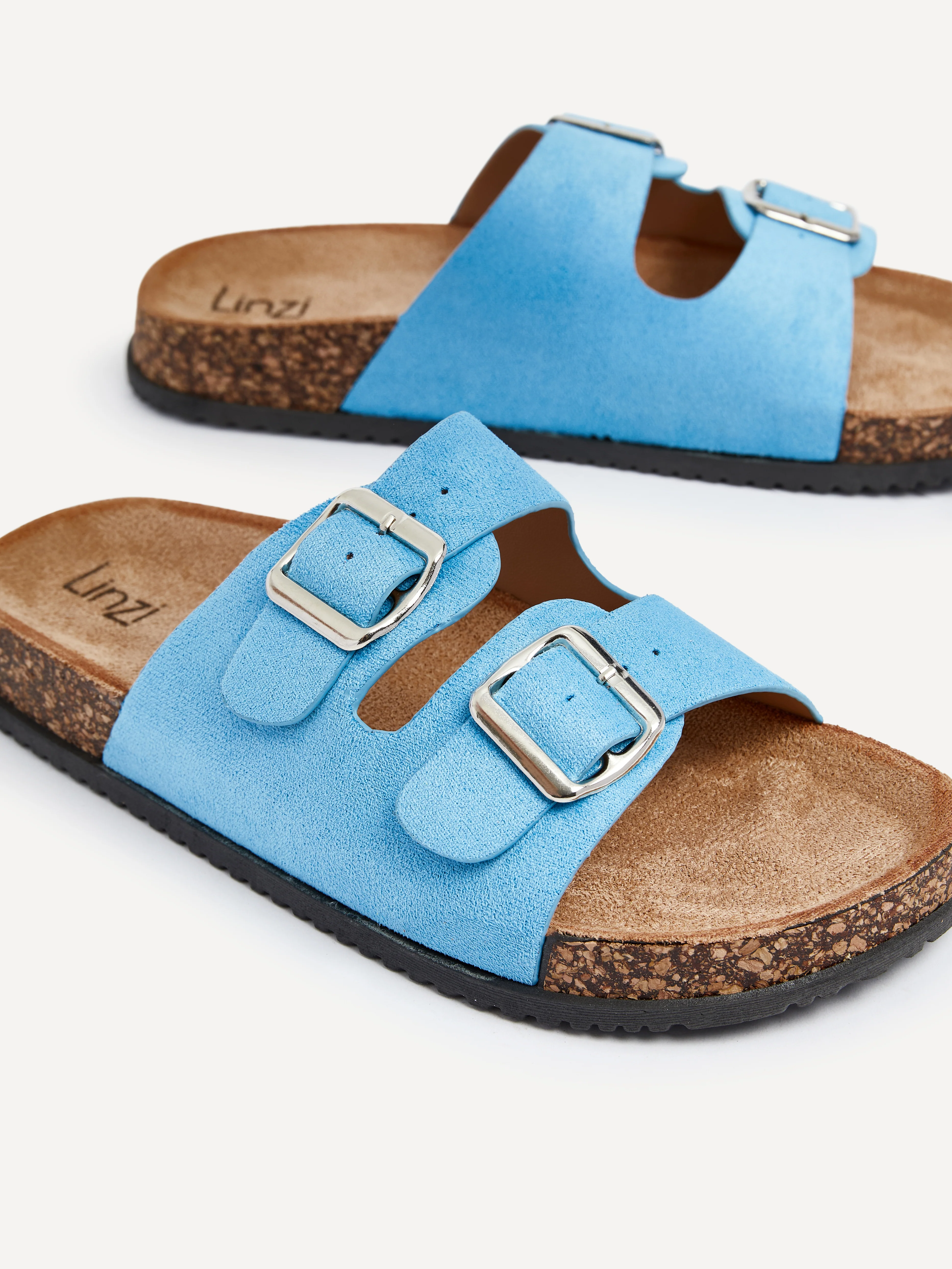 Echo Blue Double Buckle Sandals - Image 5