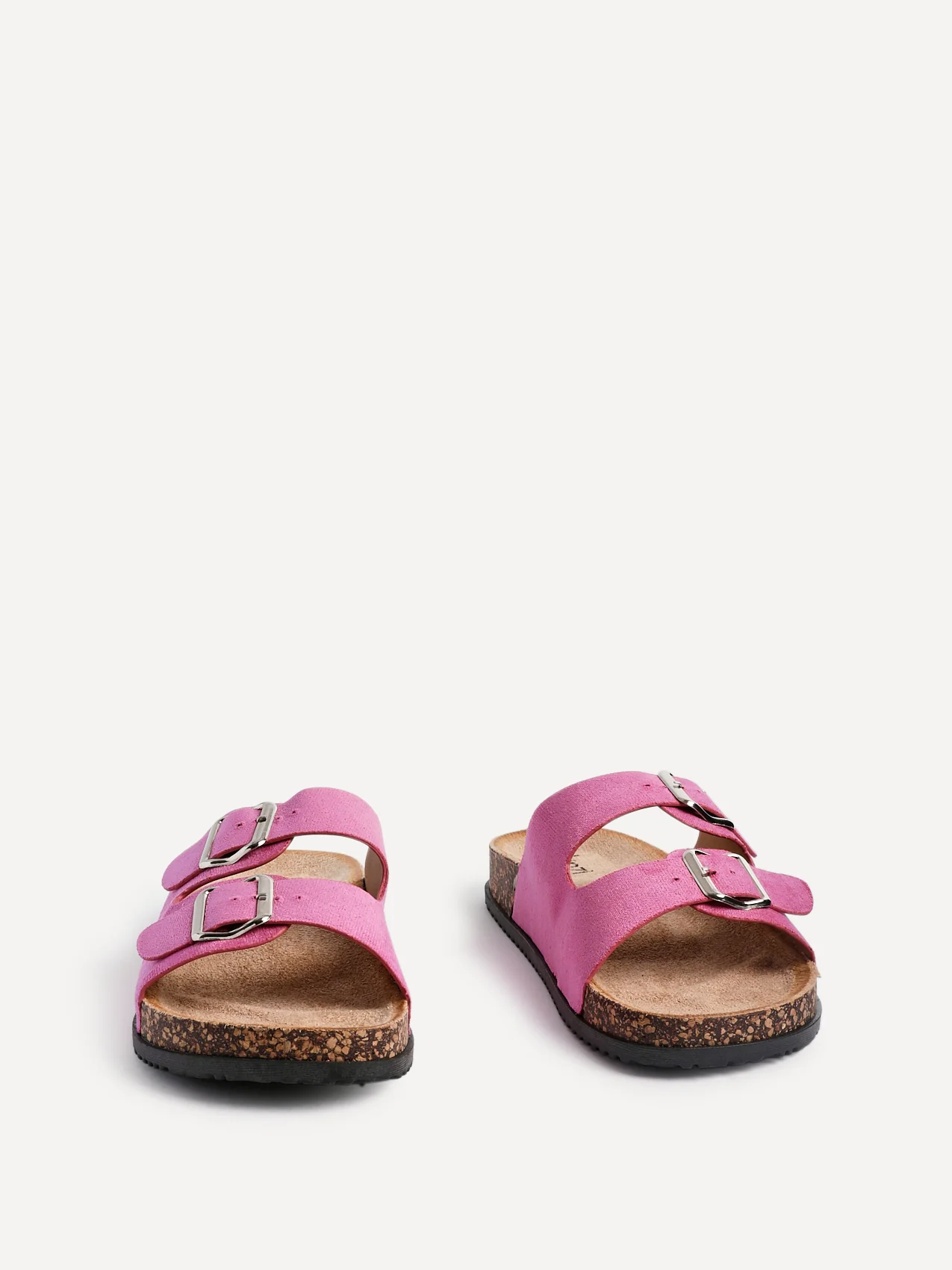 Echo Fuchsia Double Buckle Sandals - Image 3