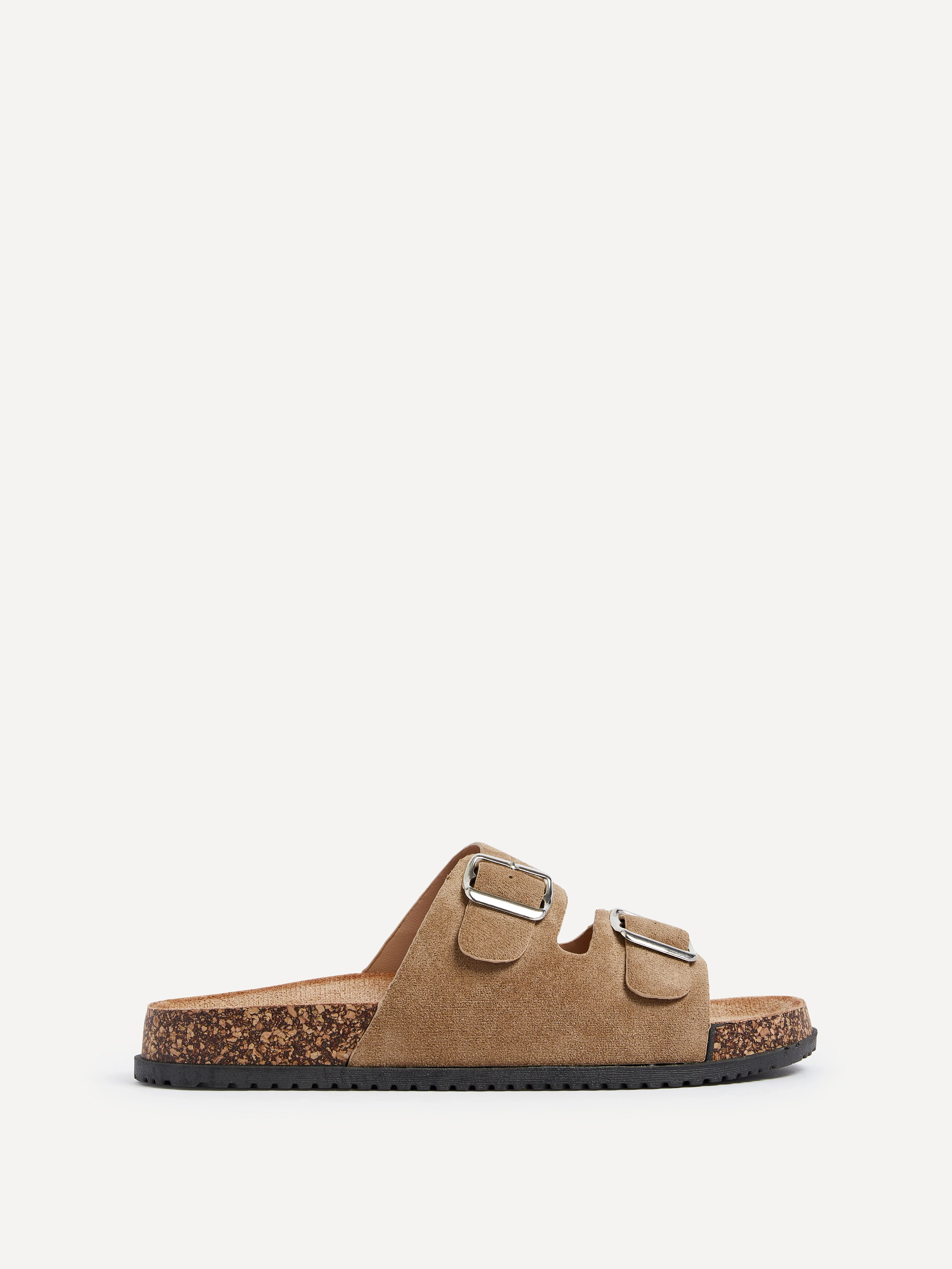Echo Mocha Double Buckle Sandals - Image 2