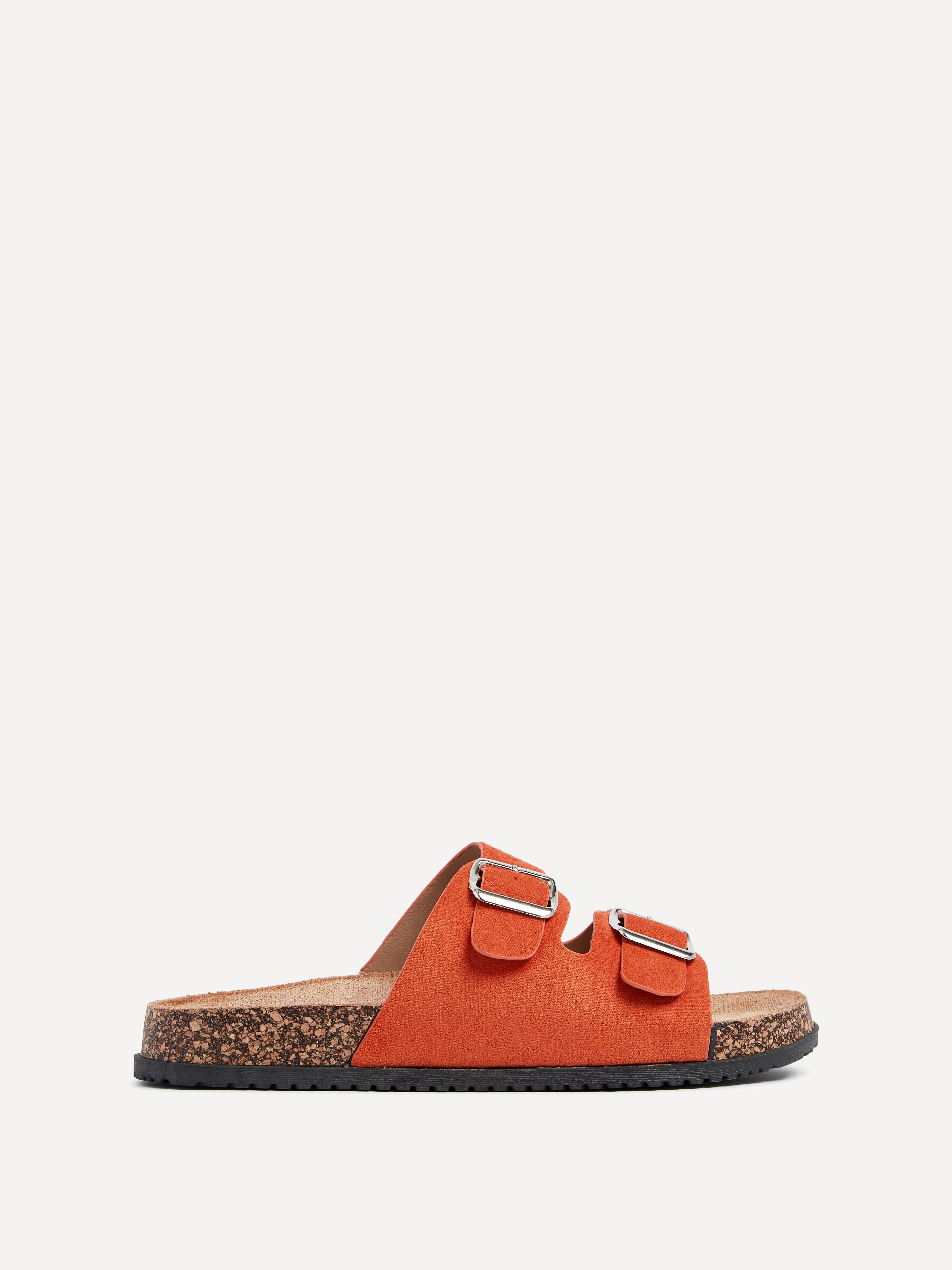 Echo Orange Double Buckle Sandals - Image 2