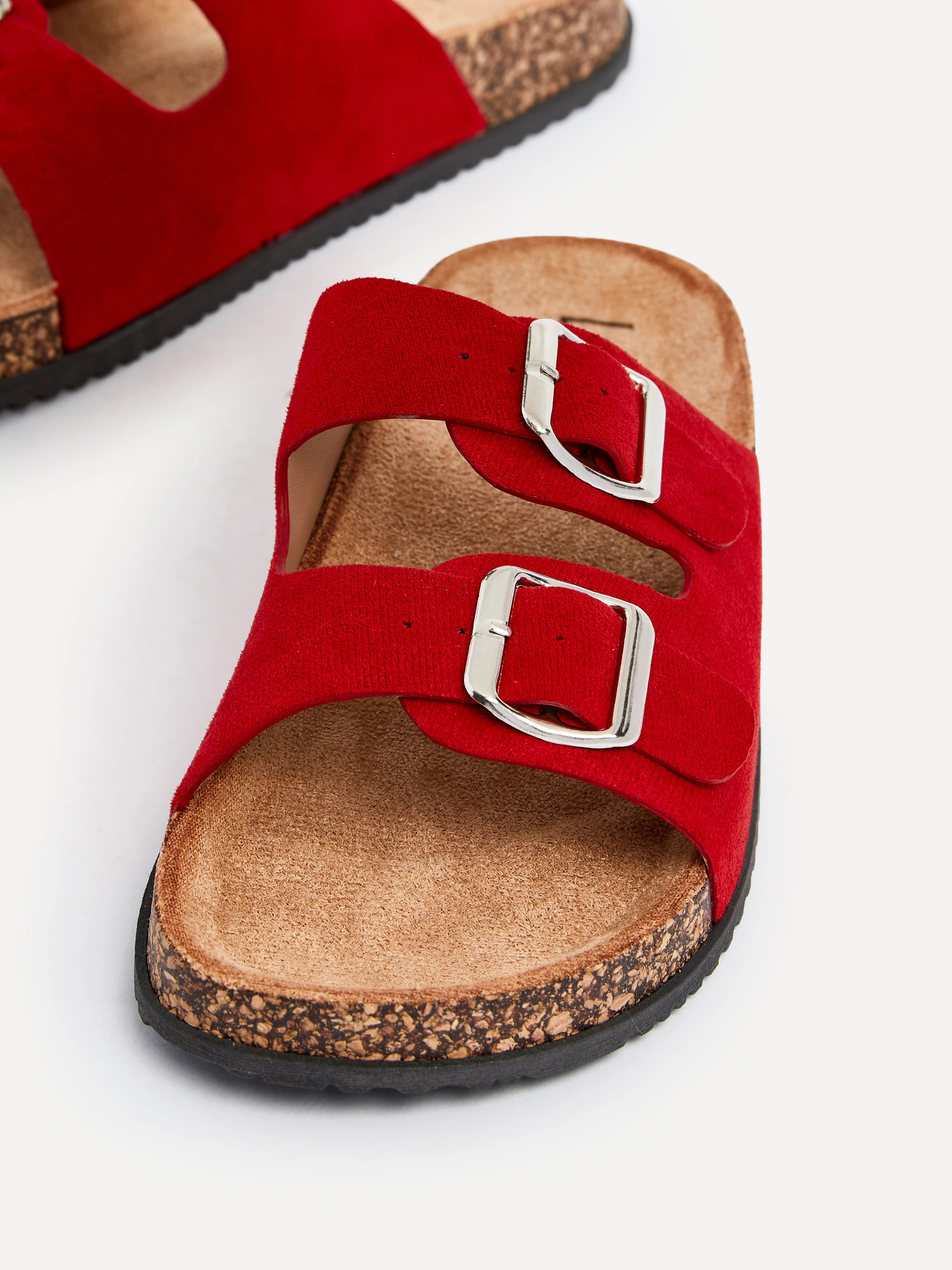 Echo Red Double Buckle Sandals - Image 4