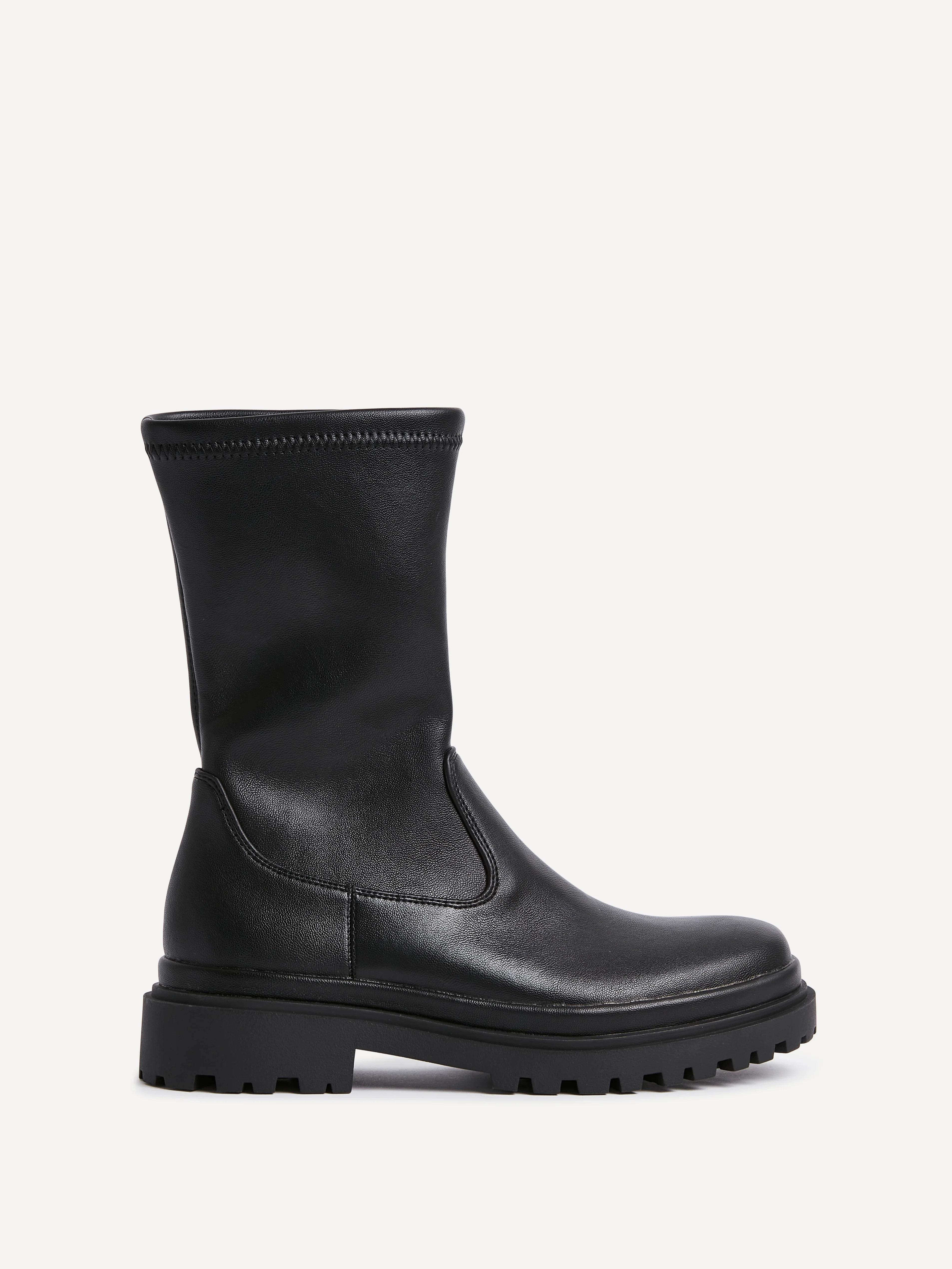 Edge Black Platform Ankle Boots - Image 2