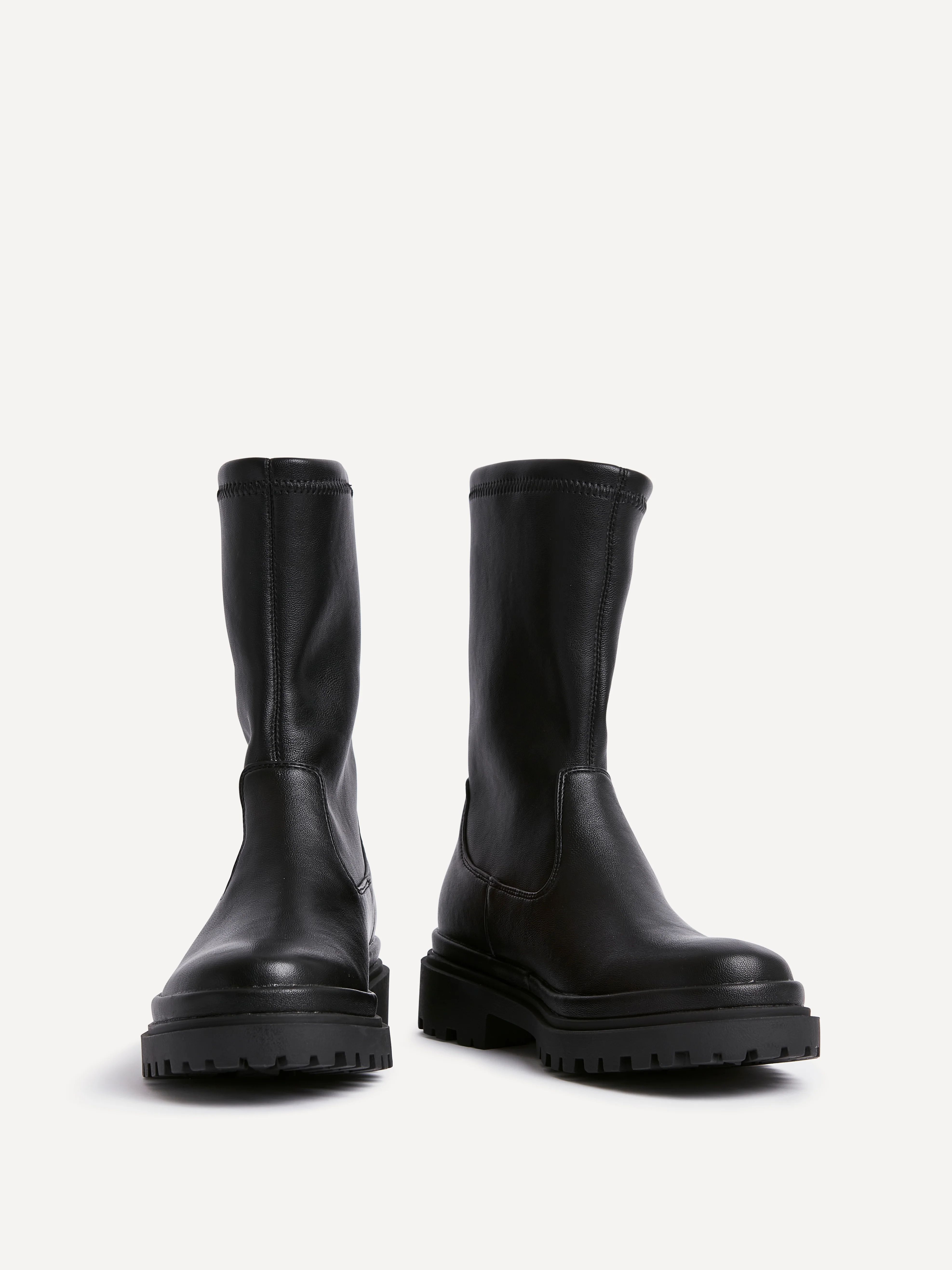 Edge Black Platform Ankle Boots - Image 3