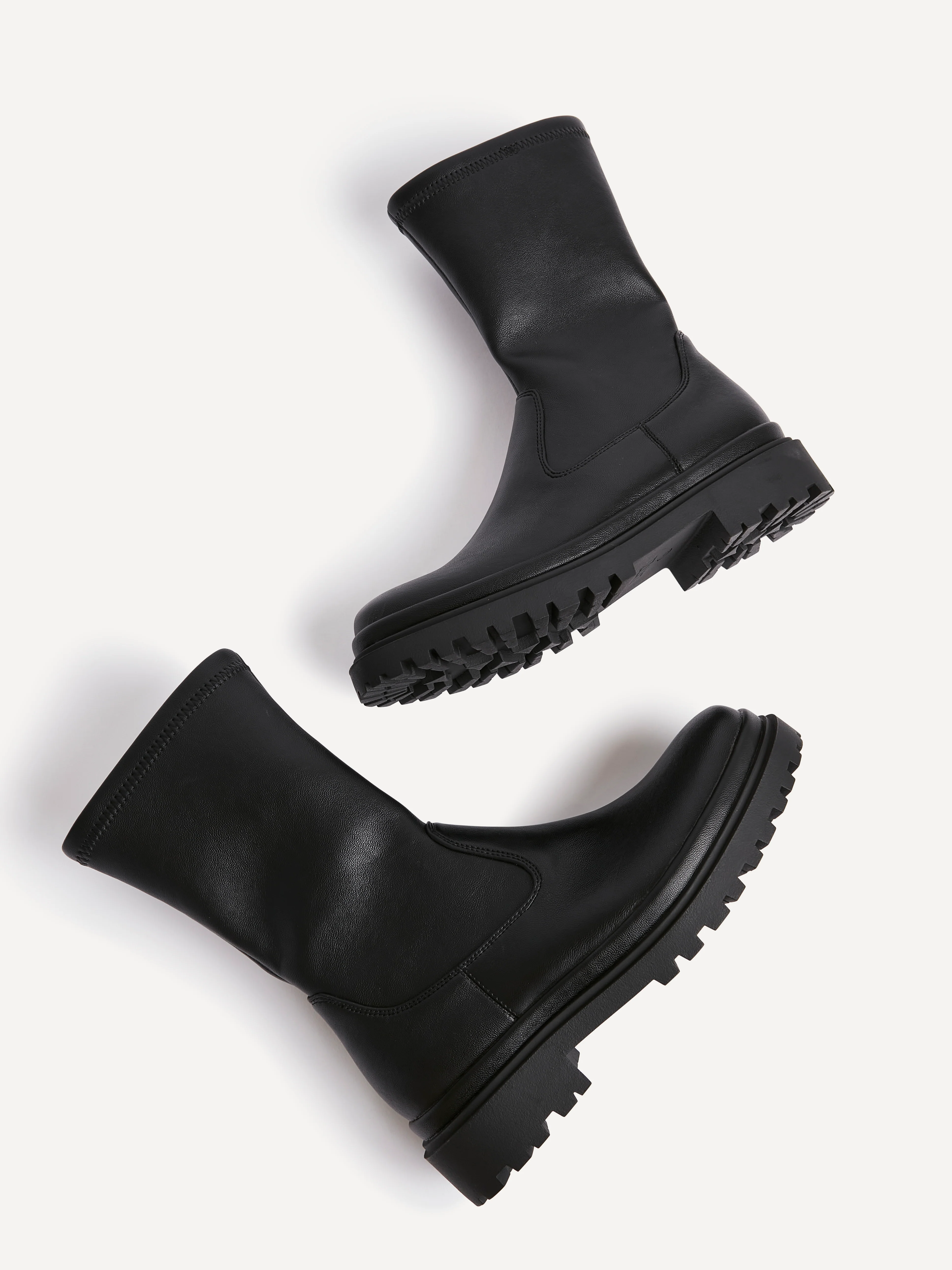 Edge Black Platform Ankle Boots - Image 5