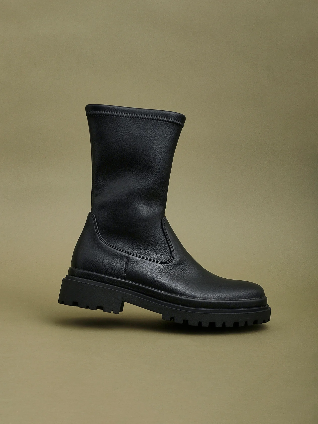 Edge Black Platform Ankle Boots - Image 7