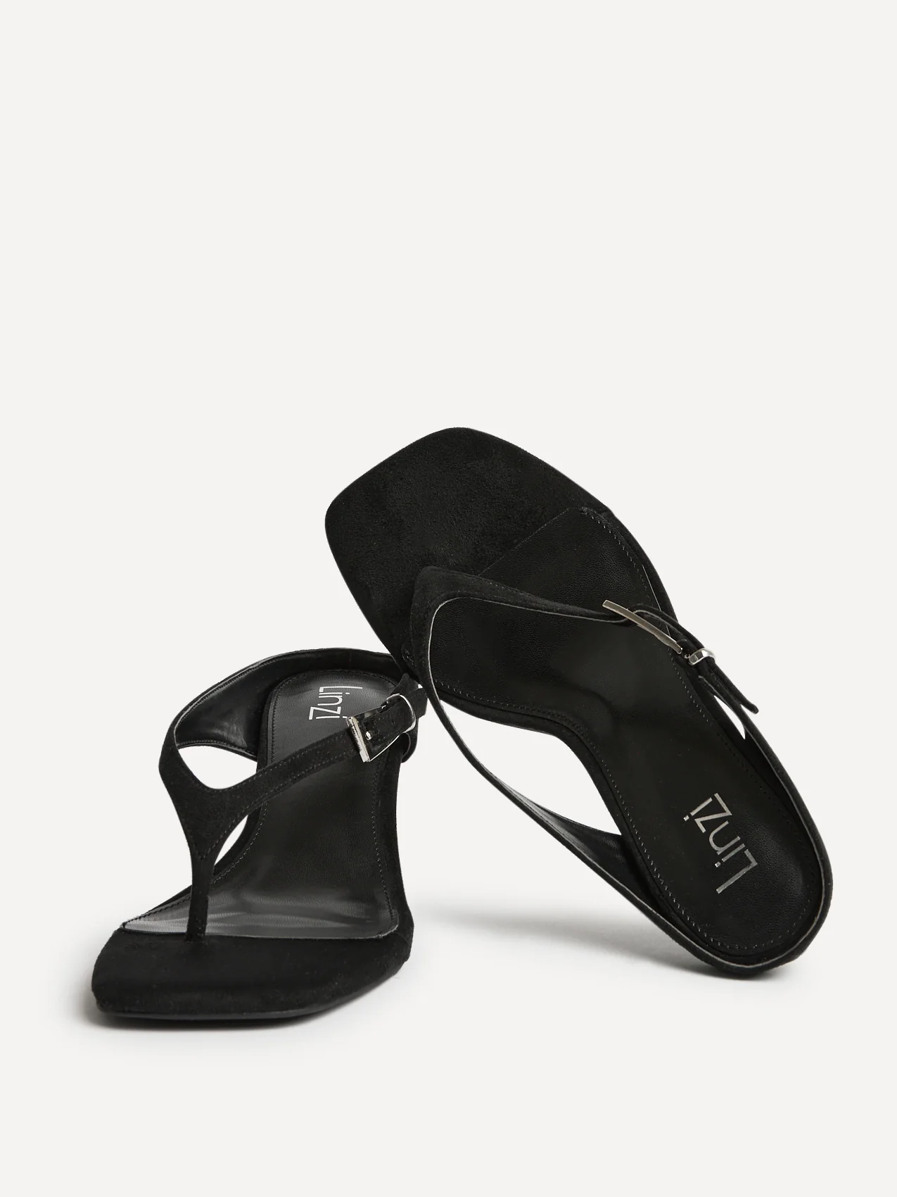 Elanie Black Mule Heels - Image 5