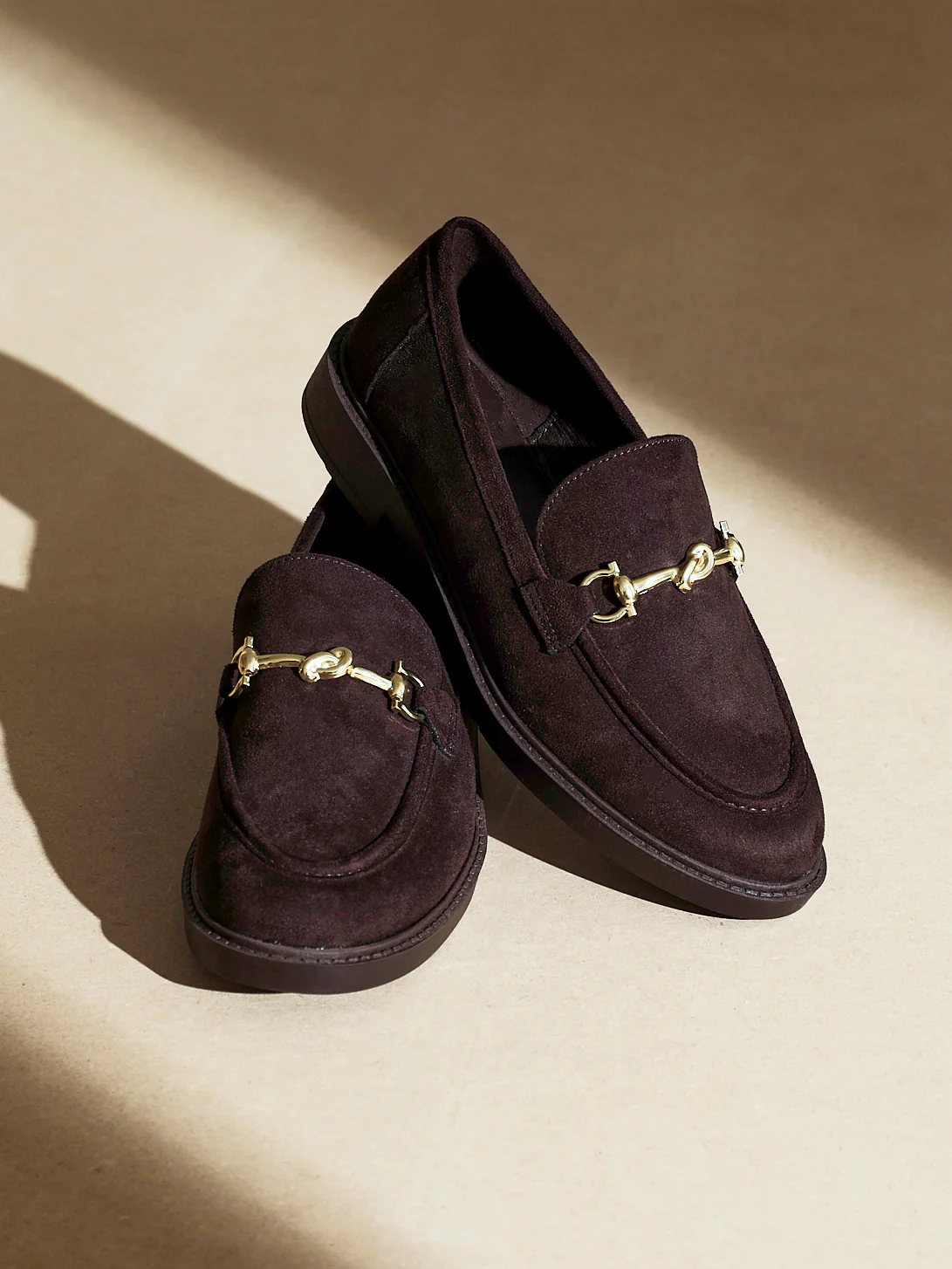 Elite Brown Faux Leather Loafers - Image 7